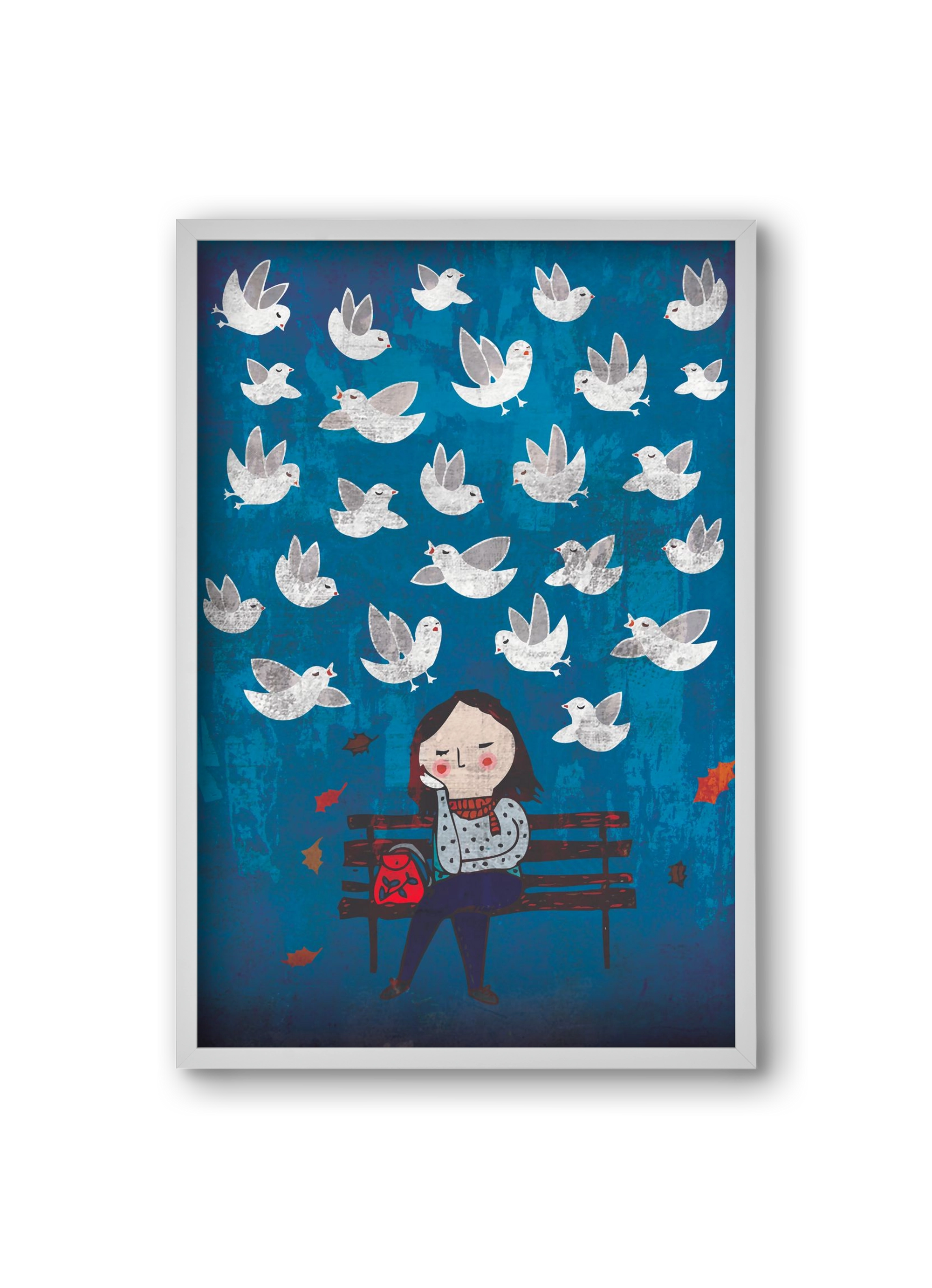 Vedd észre a csodákat!, 20x30 cm (20x30 cm), Fehér keret