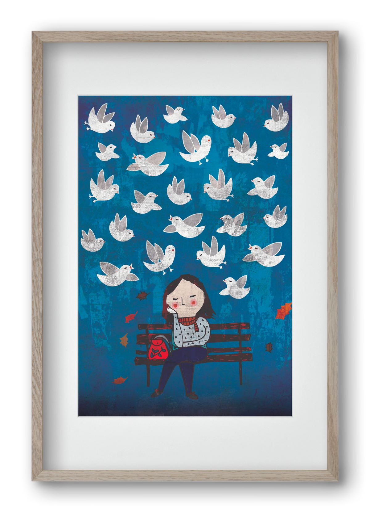 Vedd észre a csodákat!, 40x60 cm (30x45 cm), Tölgy keret, paszpartuval