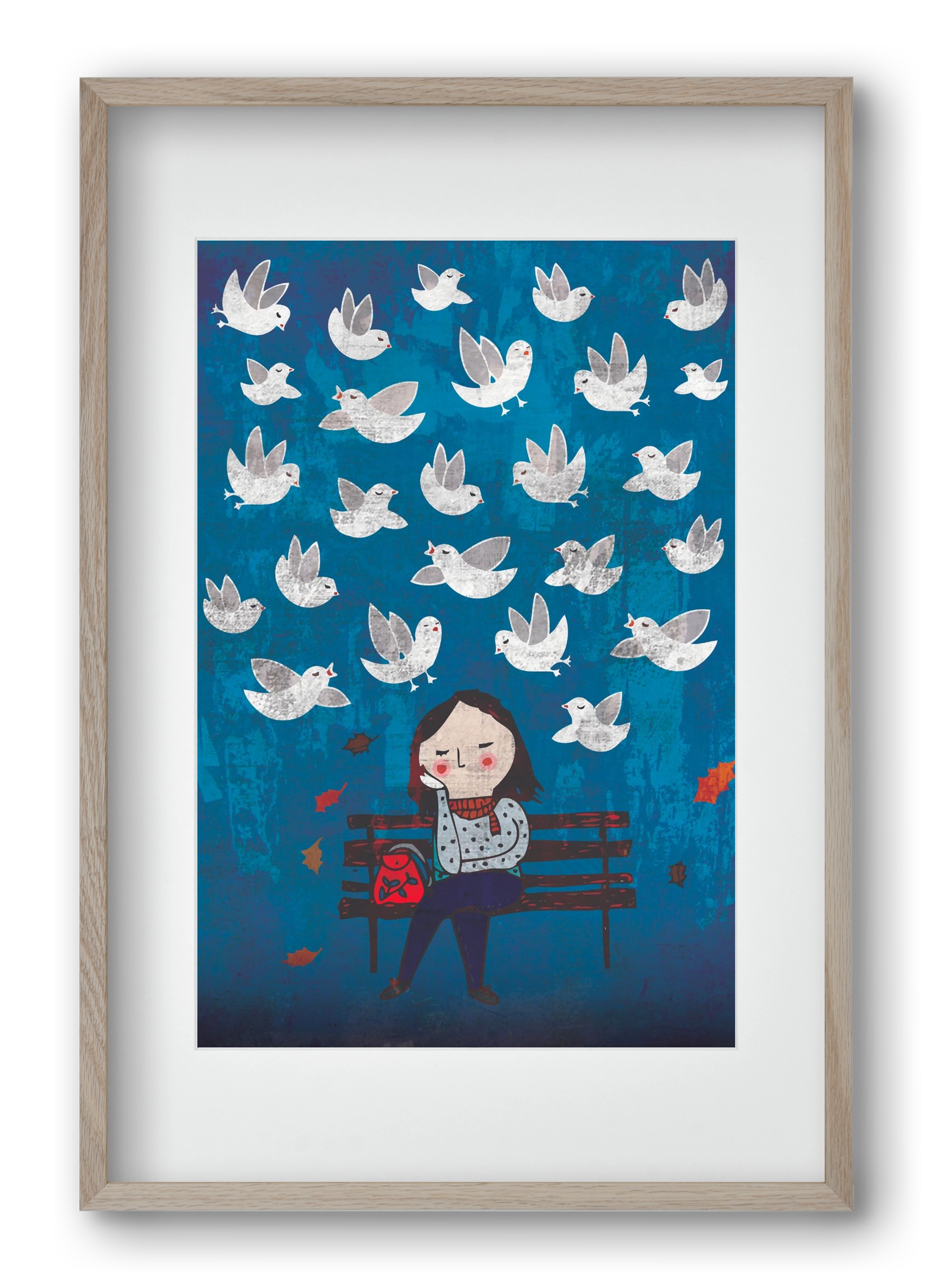 Vedd észre a csodákat!, 40x60 cm (30x45 cm), Tölgy keret, paszpartuval