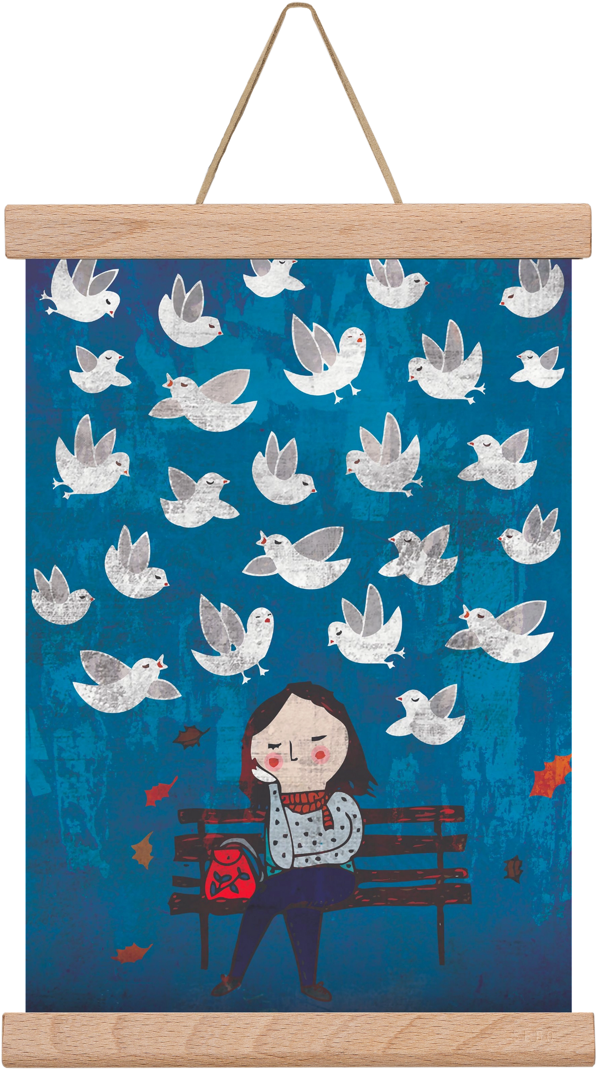 Vedd észre a csodákat!, 20x30 cm (20x30 cm), Tölgy akasztó