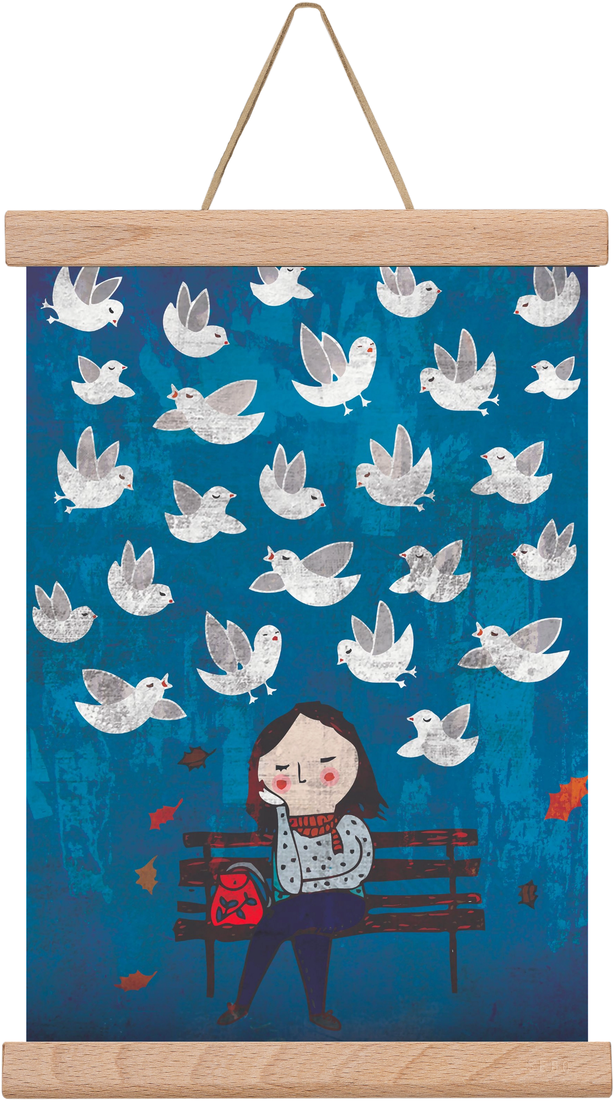 Vedd észre a csodákat!, 20x30 cm (20x30 cm), Tölgy akasztó