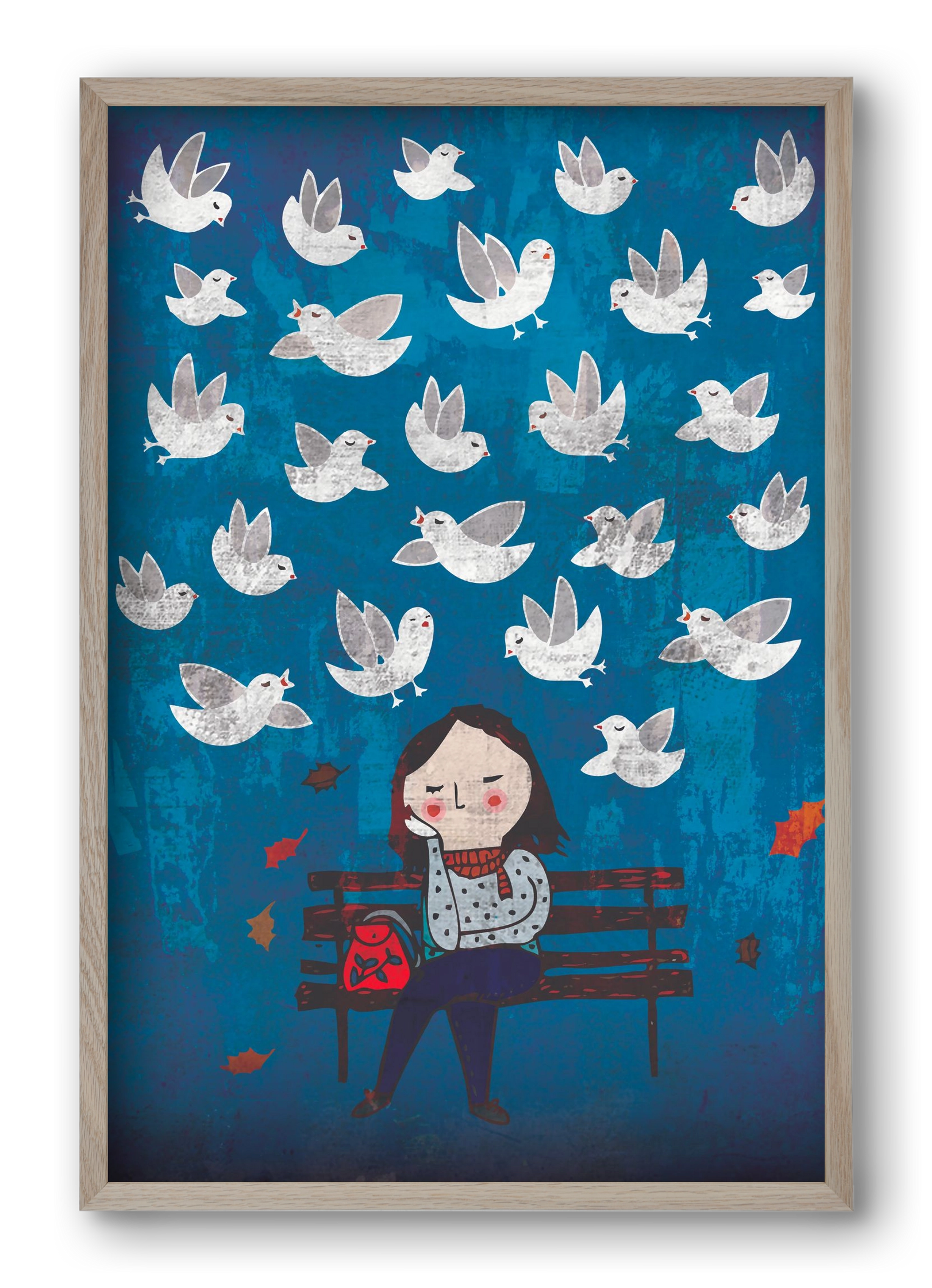 Vedd észre a csodákat!, 40x60 cm (40x60 cm), Tölgy keret