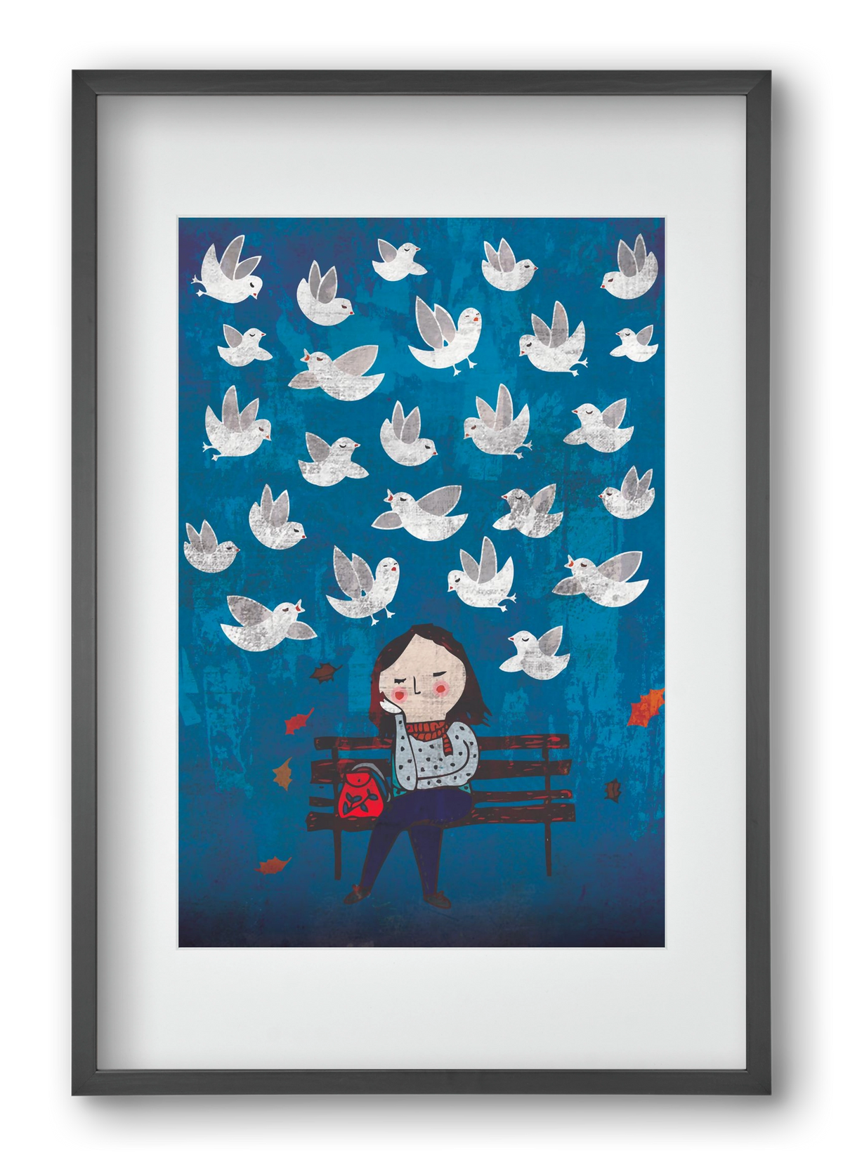 Vedd észre a csodákat!, 40x60 cm (30x45 cm), Fekete keret, paszpartuval