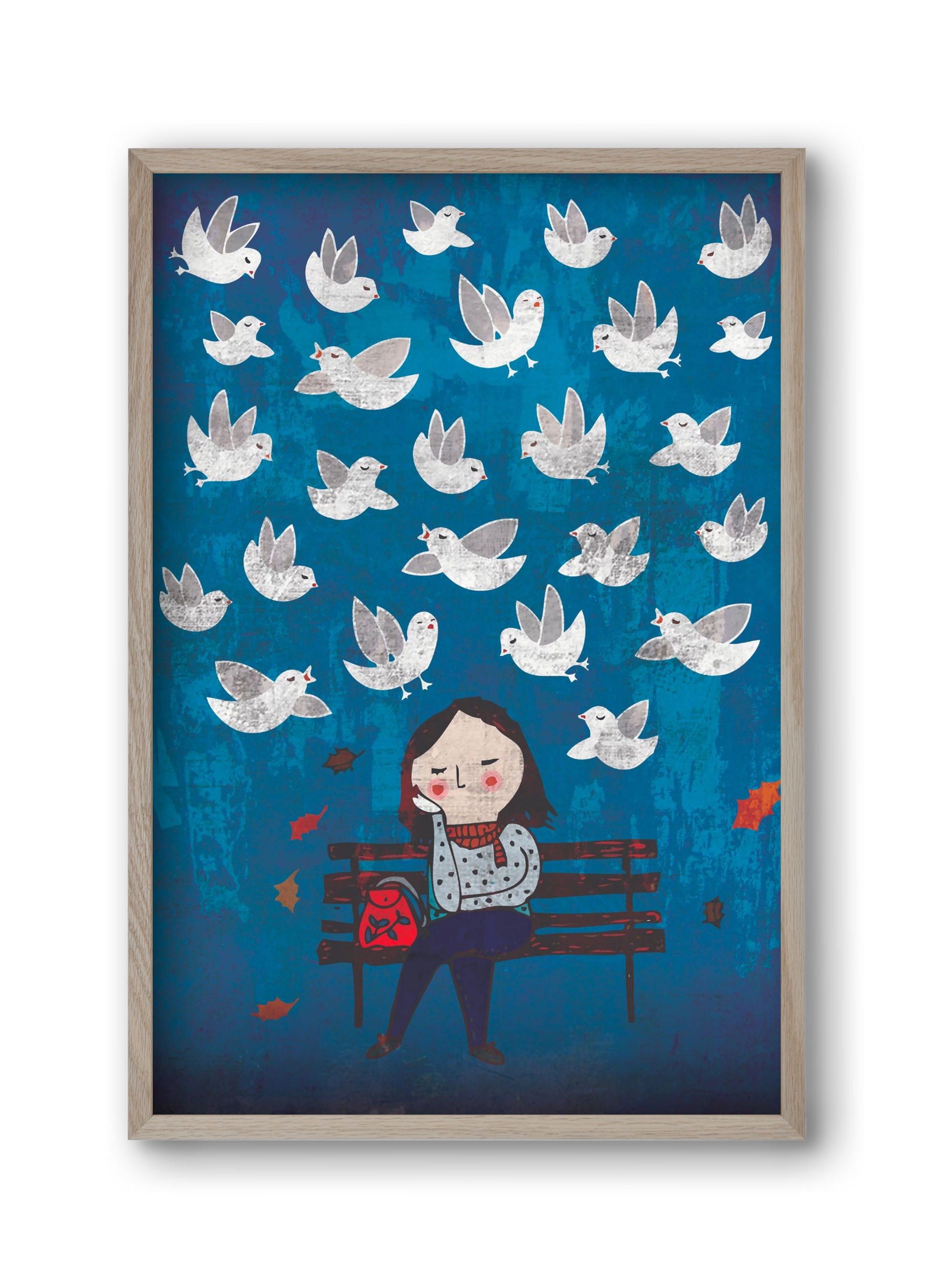 Vedd észre a csodákat!, 30x45 cm (30x45 cm), Tölgy keret