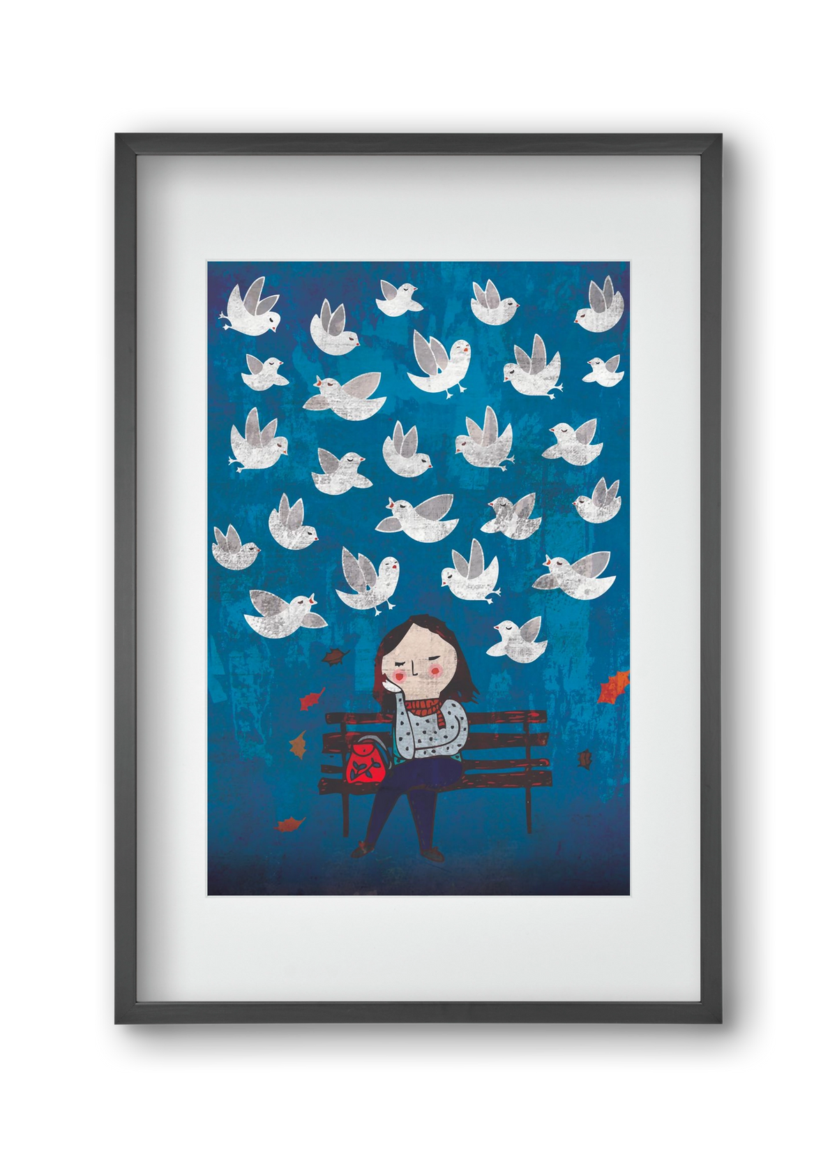 Vedd észre a csodákat!, 30x45 cm (20x30 cm), Fekete keret, paszpartuval