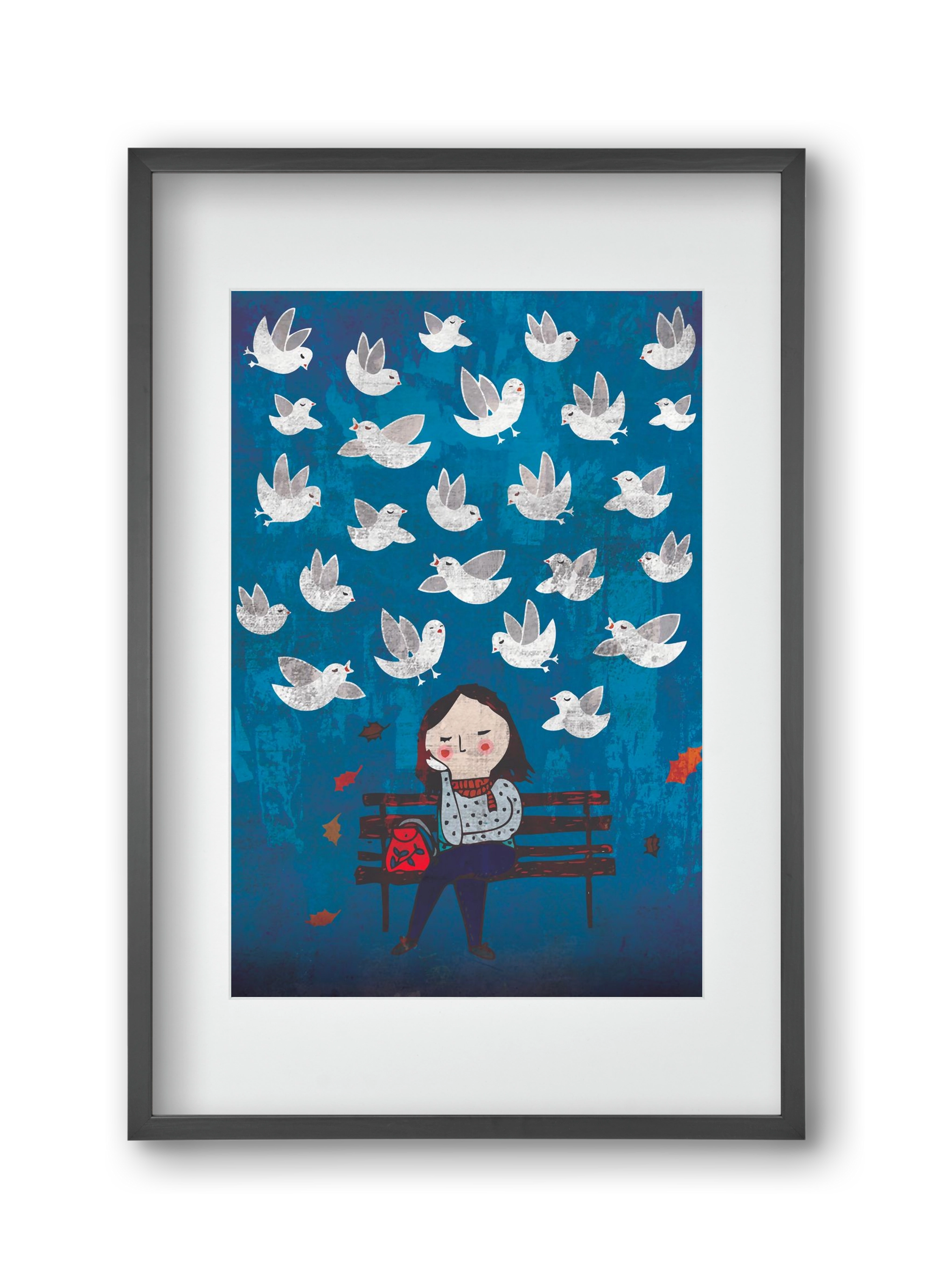 Vedd észre a csodákat!, 30x45 cm (20x30 cm), Fekete keret, paszpartuval