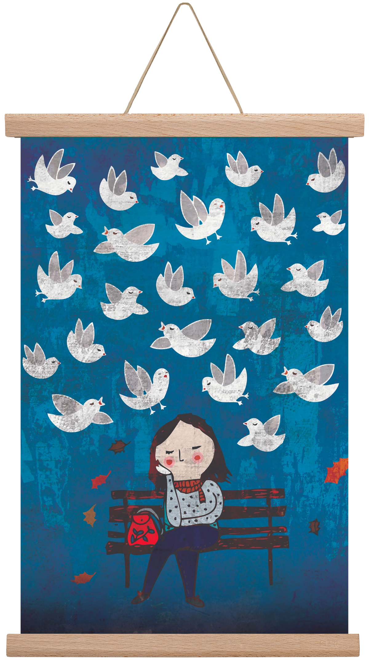 Vedd észre a csodákat!, 30x45 cm (30x45 cm), Tölgy akasztó