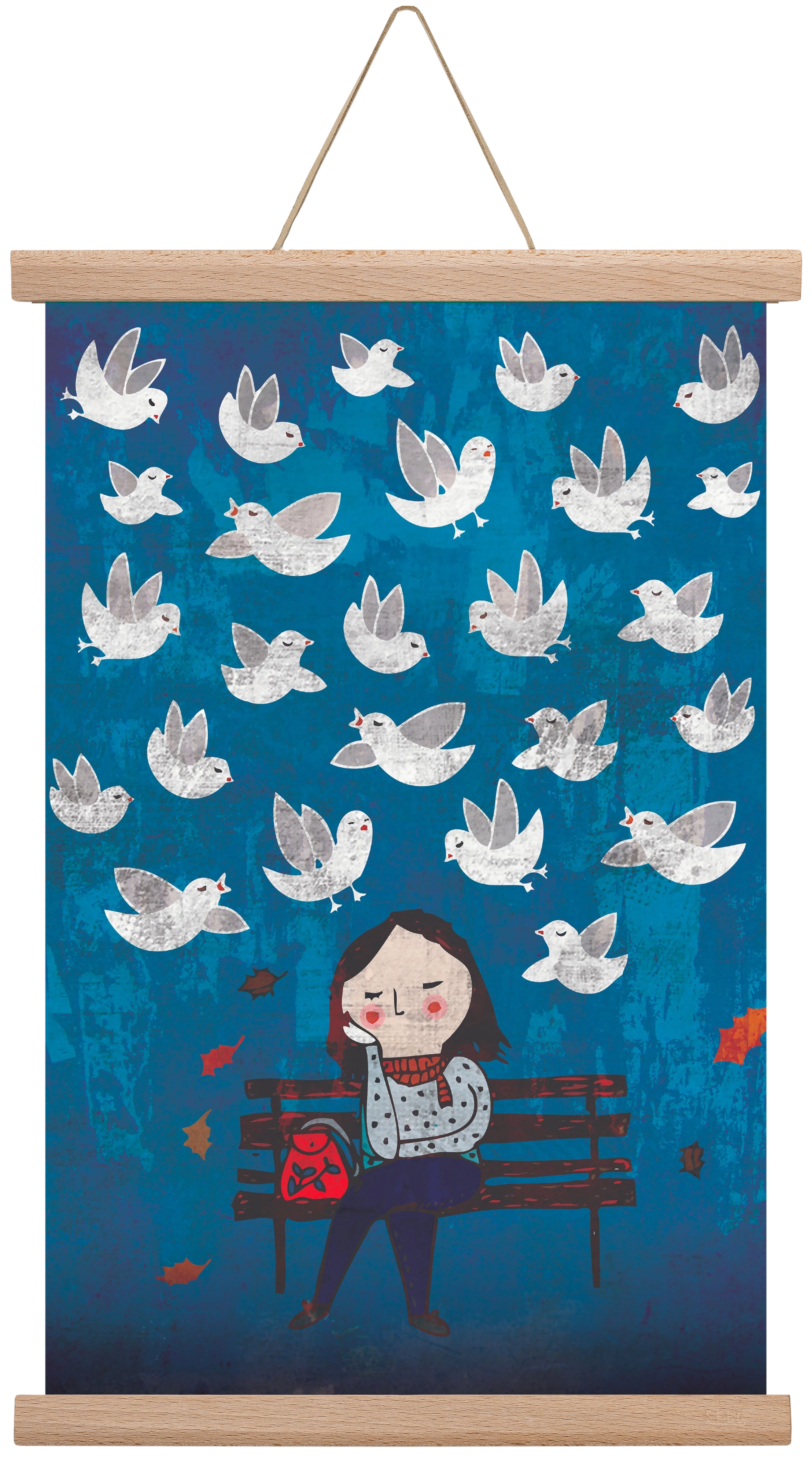 Vedd észre a csodákat!, 30x45 cm (30x45 cm), Tölgy akasztó