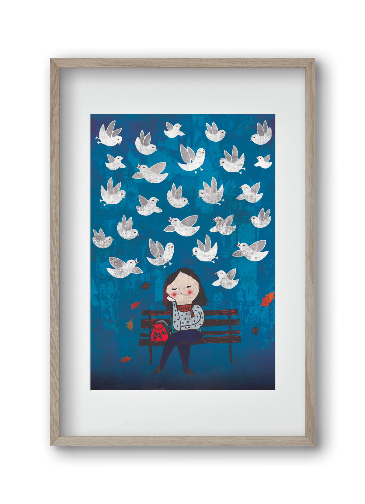 Vedd észre a csodákat!, 30x45 cm (20x30 cm), Tölgy keret, paszpartuval