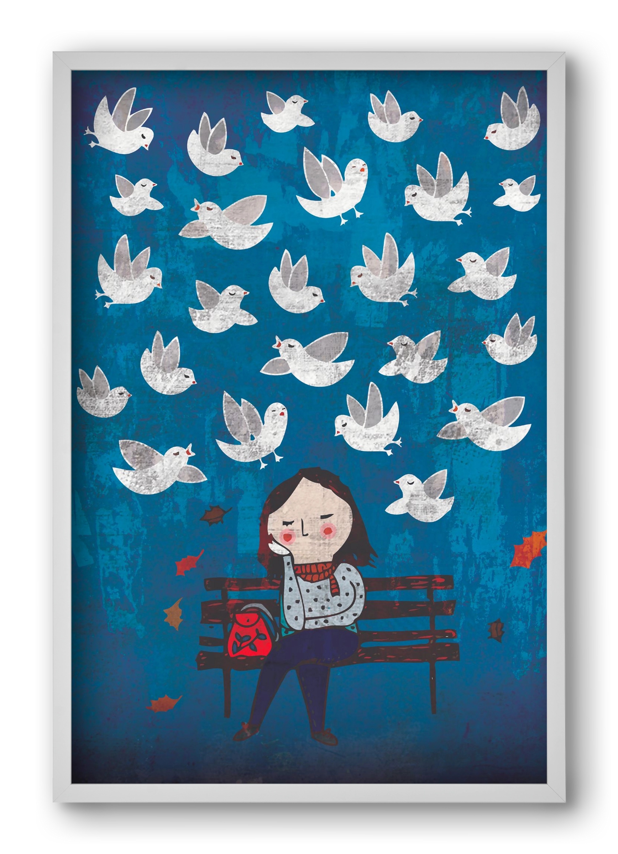 Vedd észre a csodákat!, 40x60 cm (40x60 cm), Fehér keret