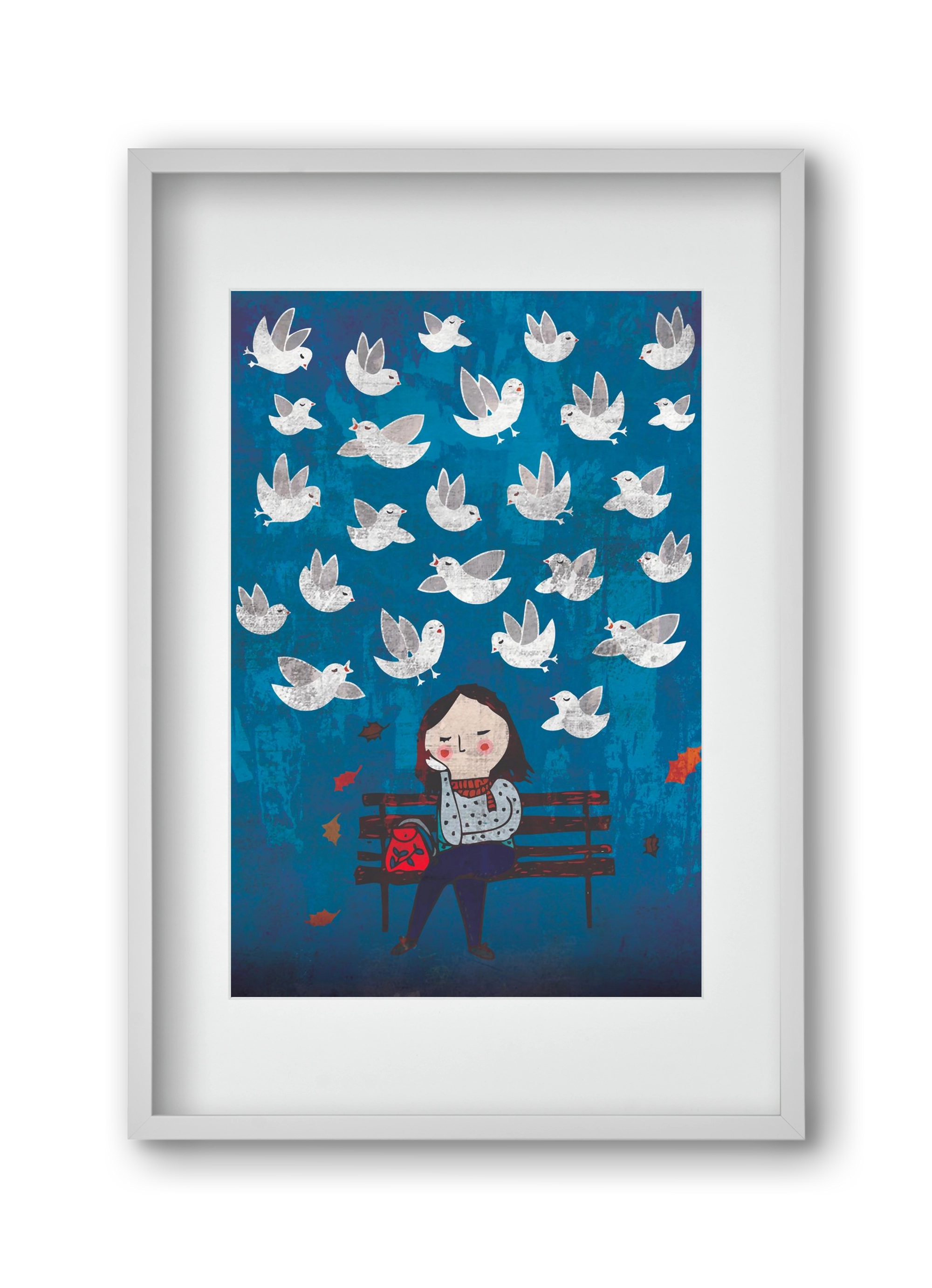 Vedd észre a csodákat!, 30x45 cm (20x30 cm), Fehér keret, paszpartuval