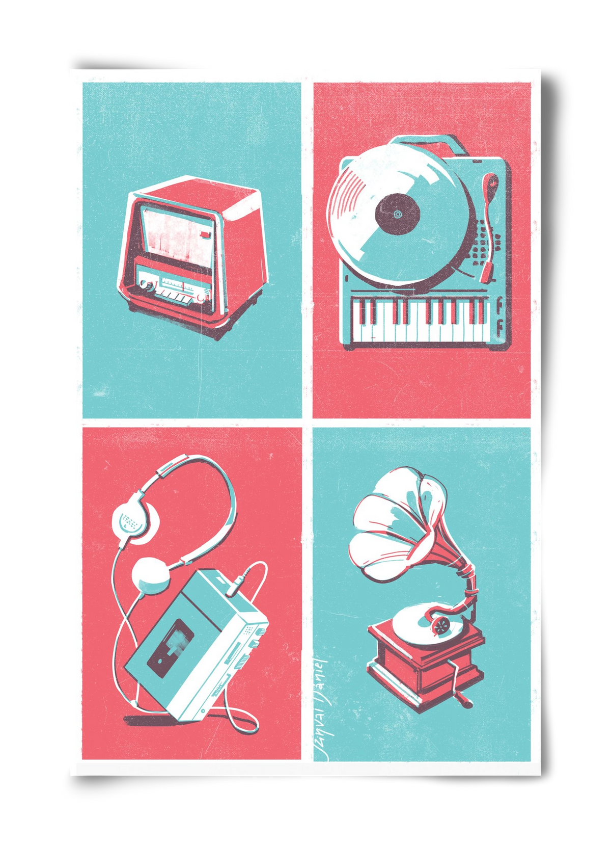 Music I., 40x60 cm, Keret nélkül