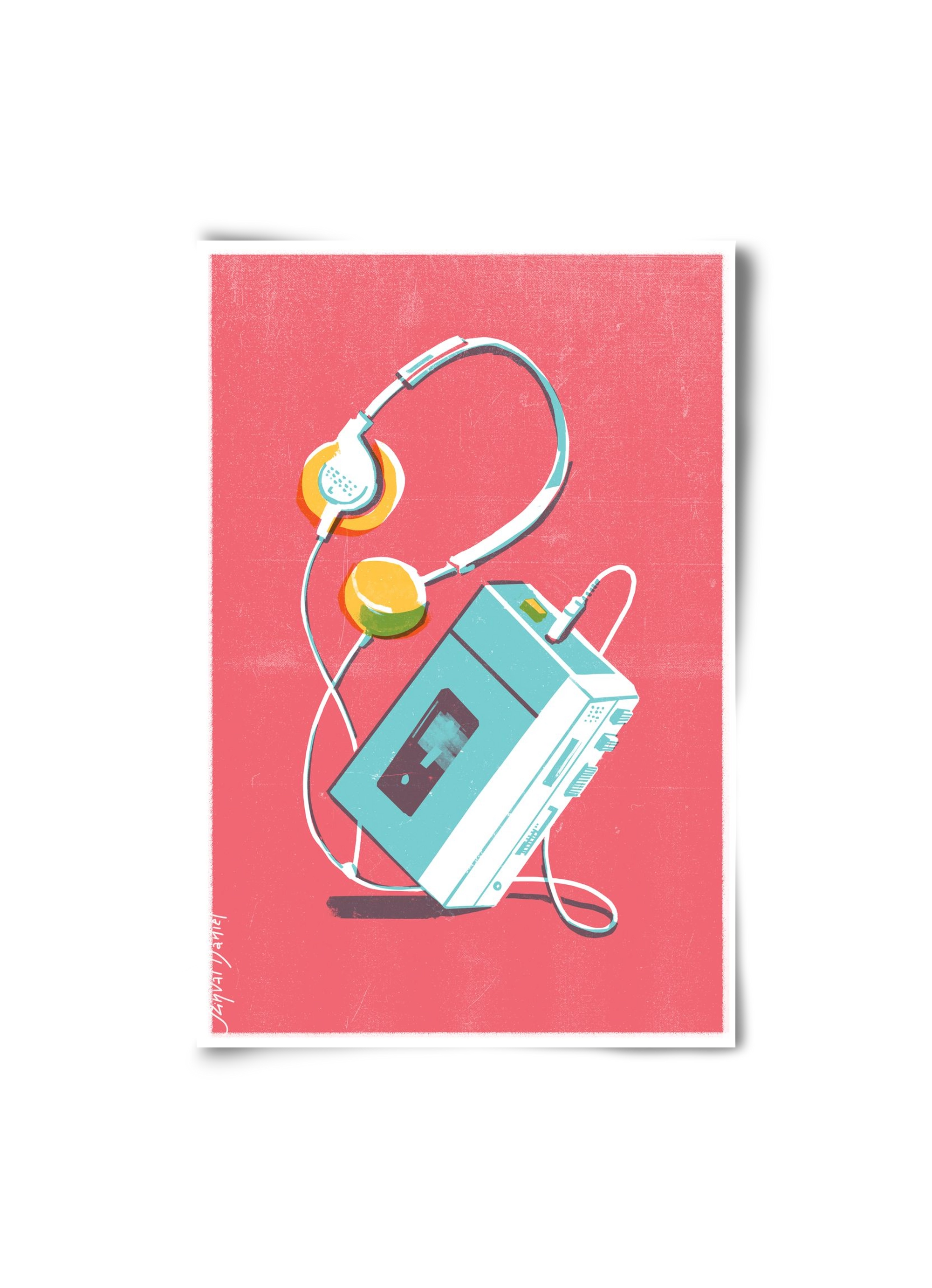 Walkman, 20x30 cm, Keret nélkül