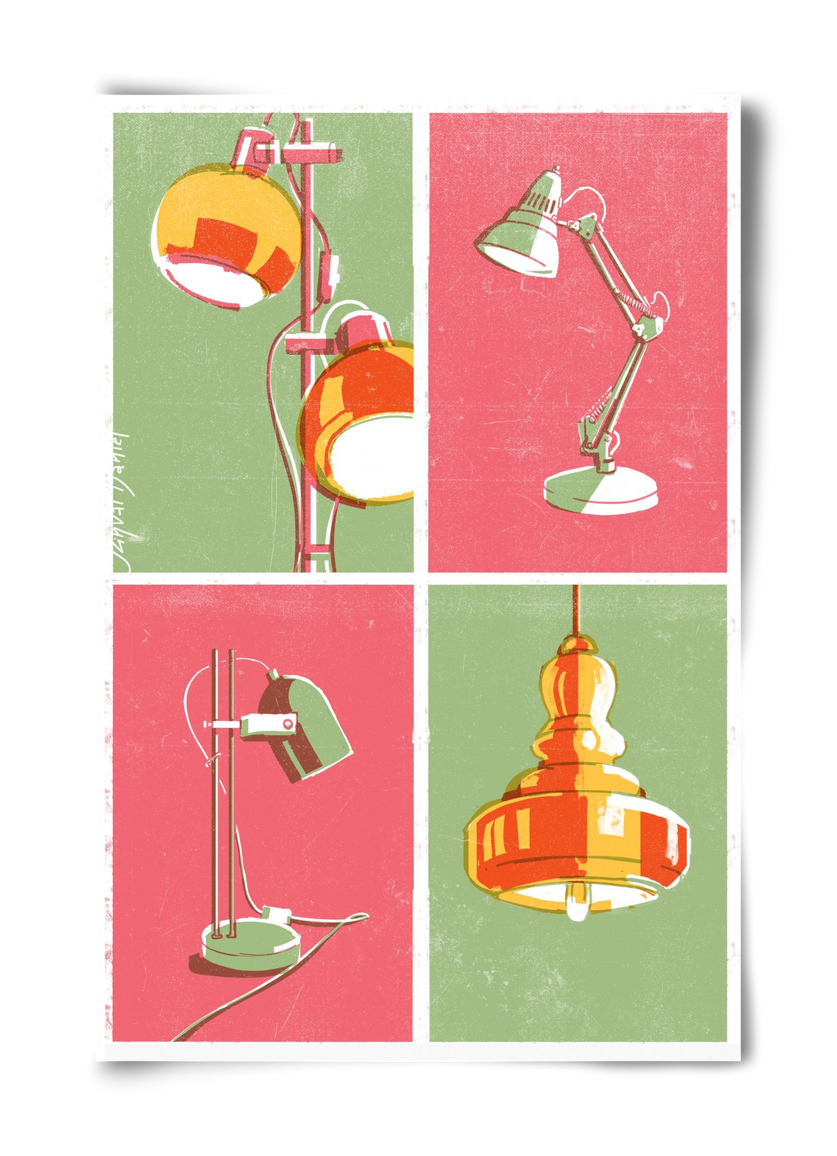 Lights, 40x60 cm, Keret nélkül