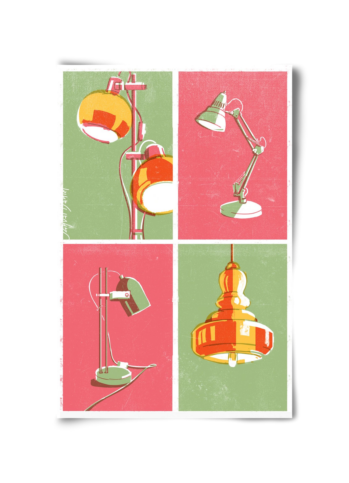 Lights, 30x45 cm, Keret nélkül