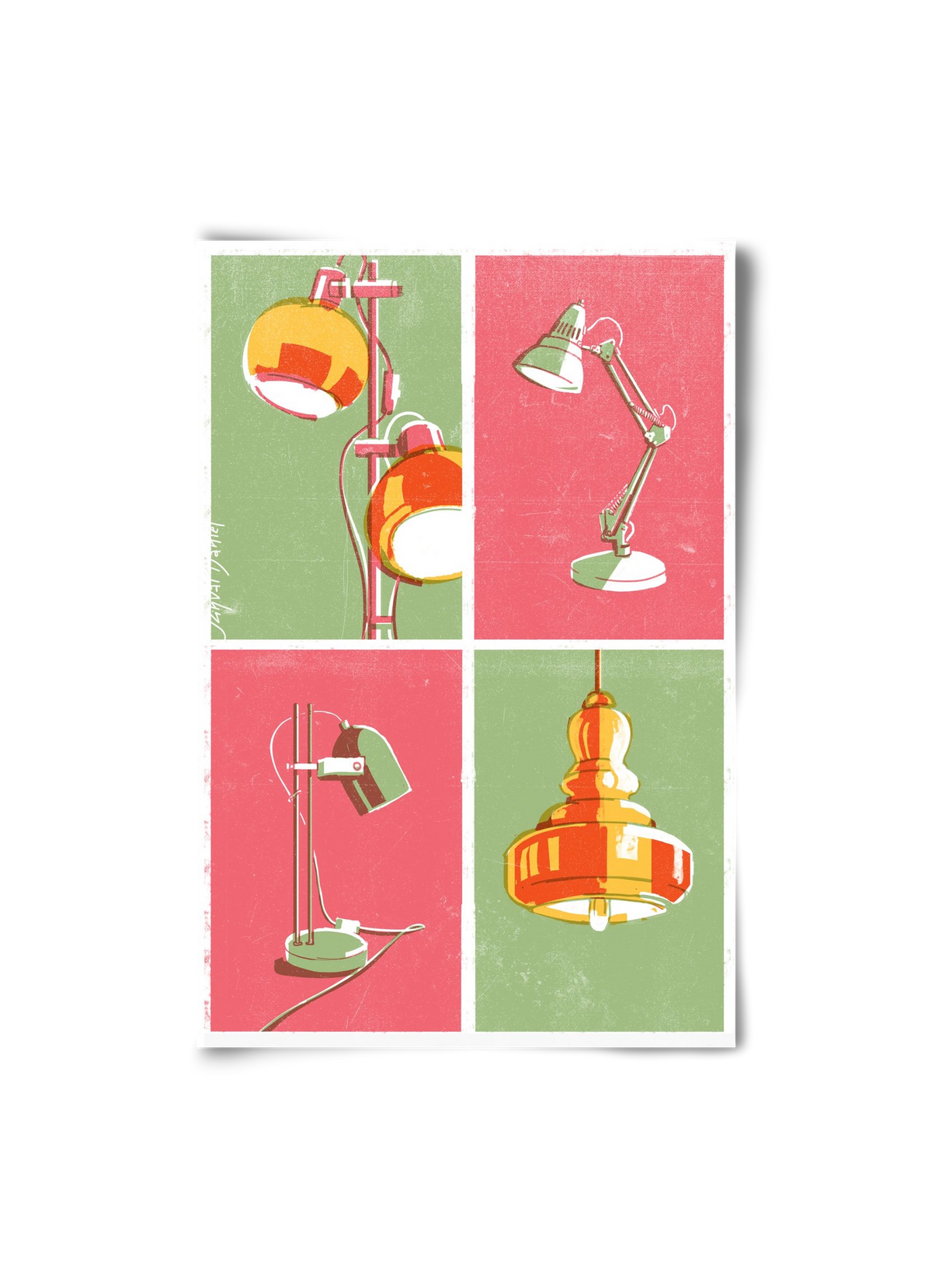 Lights, 20x30 cm, Keret nélkül