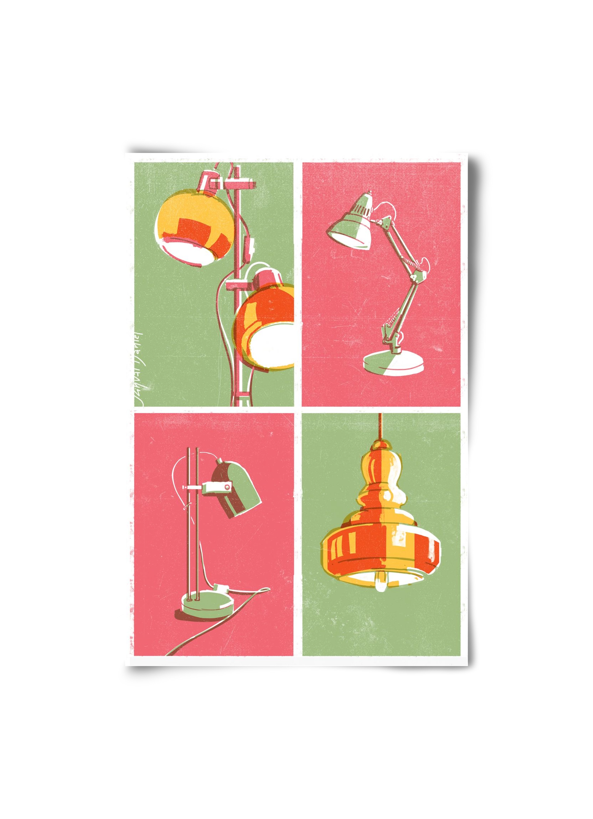 Lights, 20x30 cm, Keret nélkül