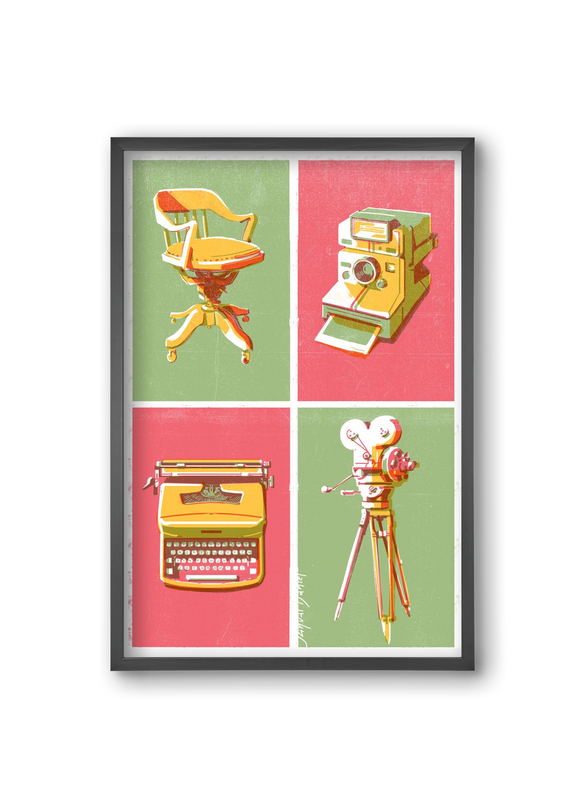 Cinema, 20x30 cm (20x30 cm), Fekete keret