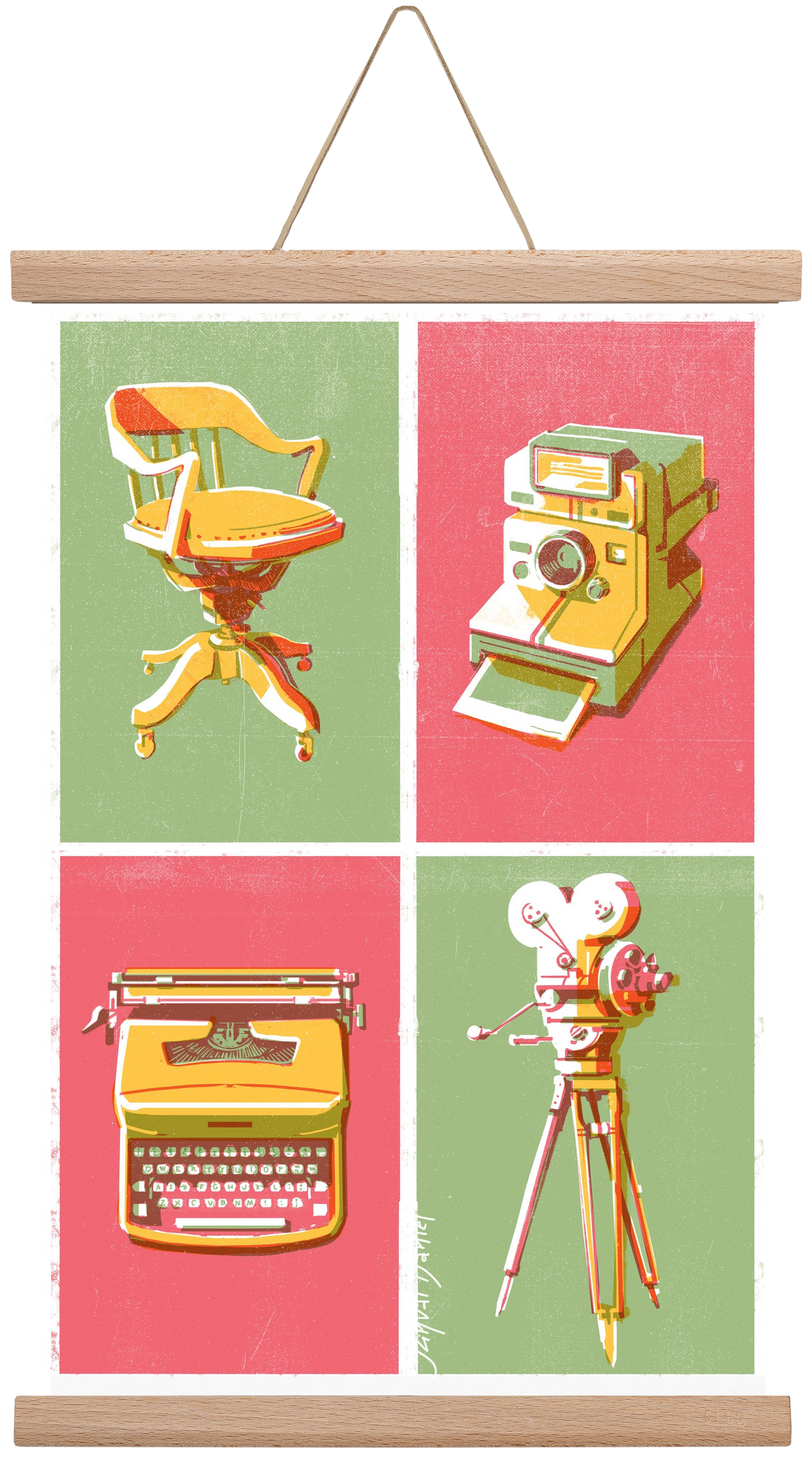 Cinema, 30x45 cm (30x45 cm), Tölgy akasztó