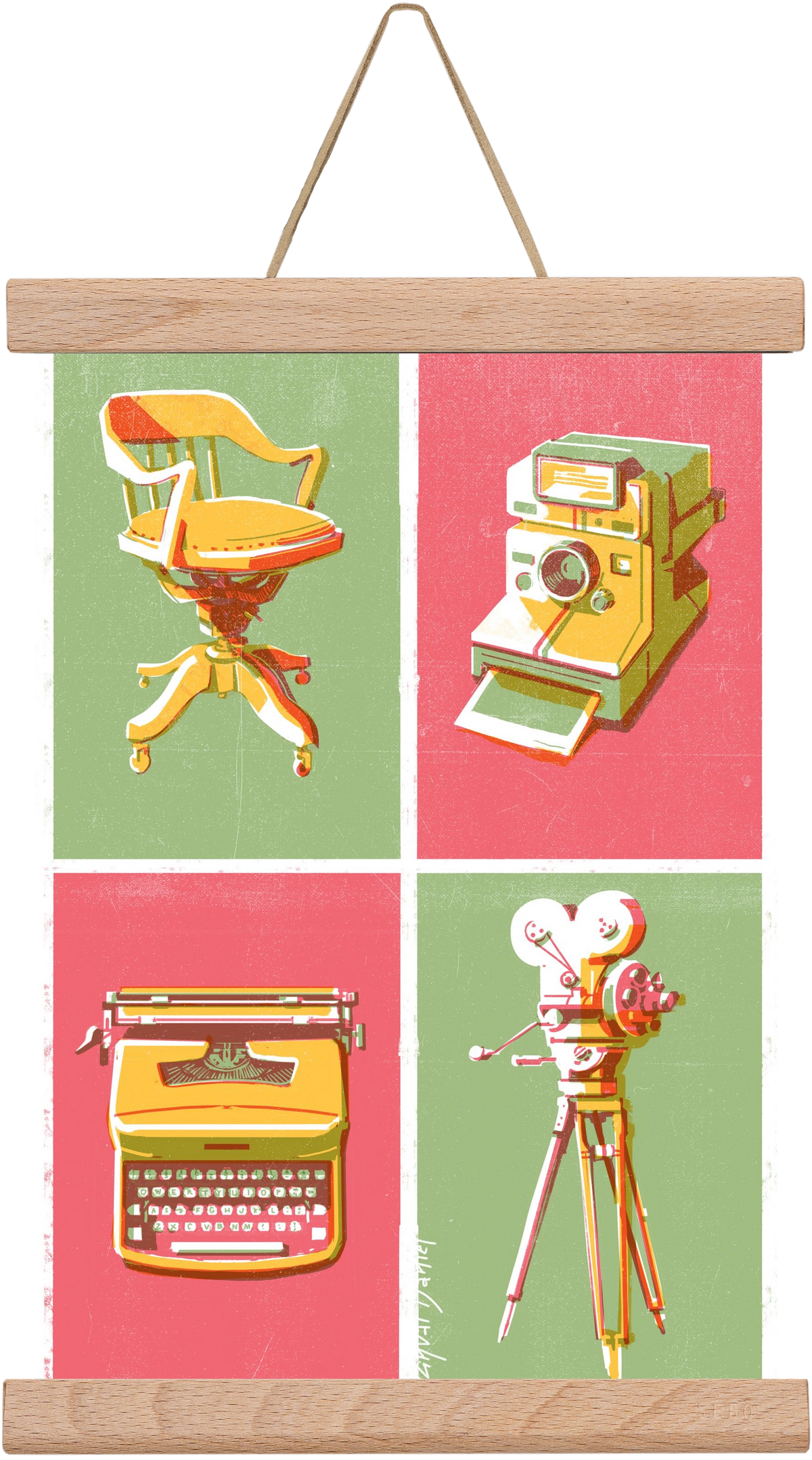 Cinema, 20x30 cm (20x30 cm), Tölgy akasztó