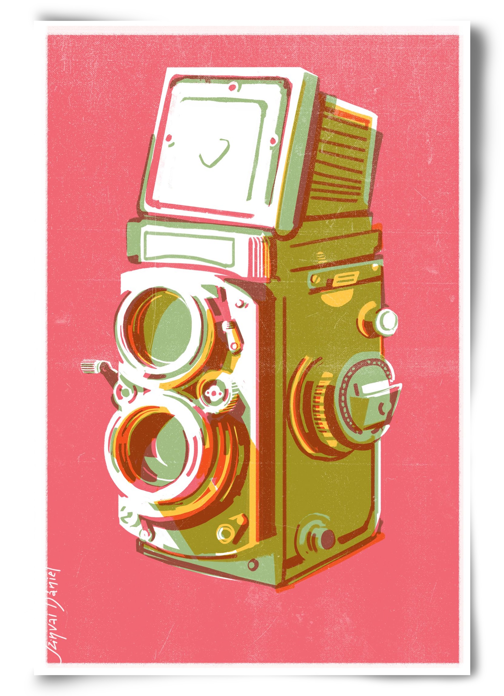Camera, 60x90 cm, Keret nélkül