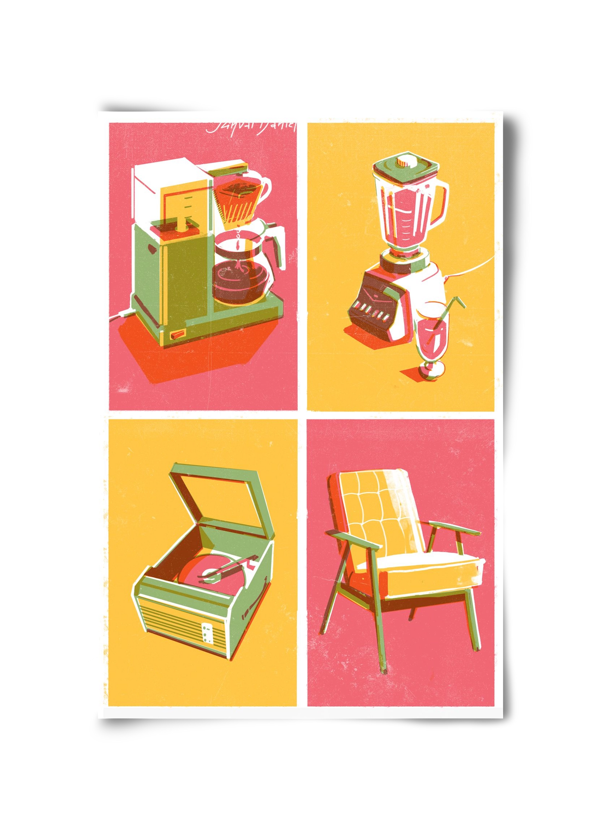 Machines, 30x45 cm, Keret nélkül