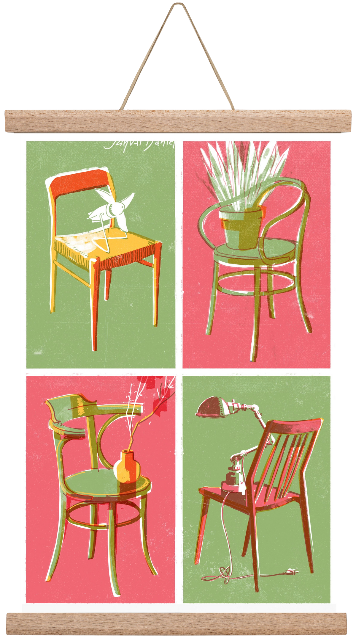 Chairs, 30x45 cm (30x45 cm), Tölgy akasztó