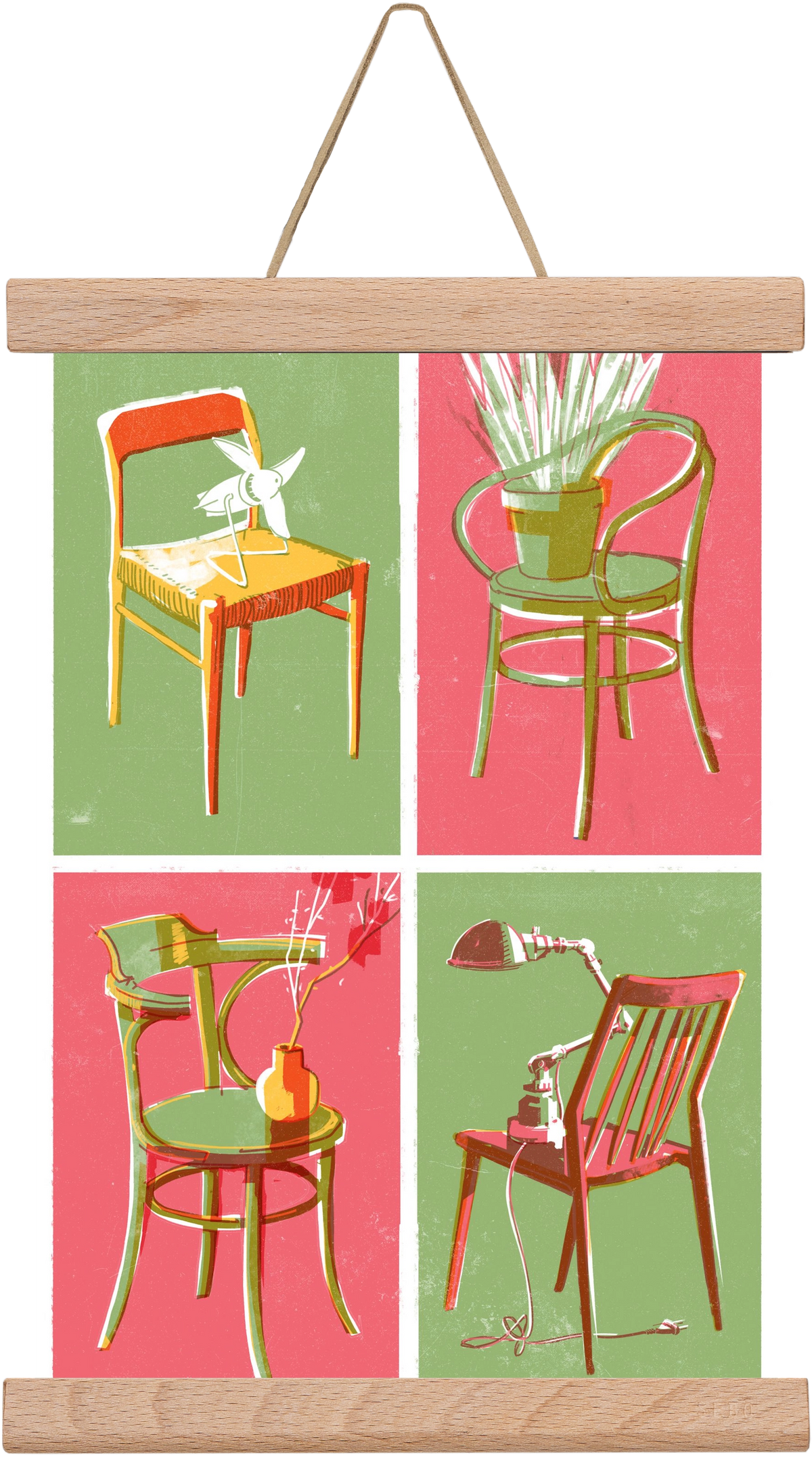 Chairs, 20x30 cm (20x30 cm), Tölgy akasztó