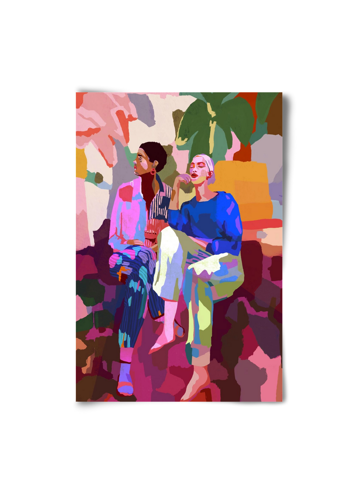 Just chillin’, 20x30 cm, Keret nélkül