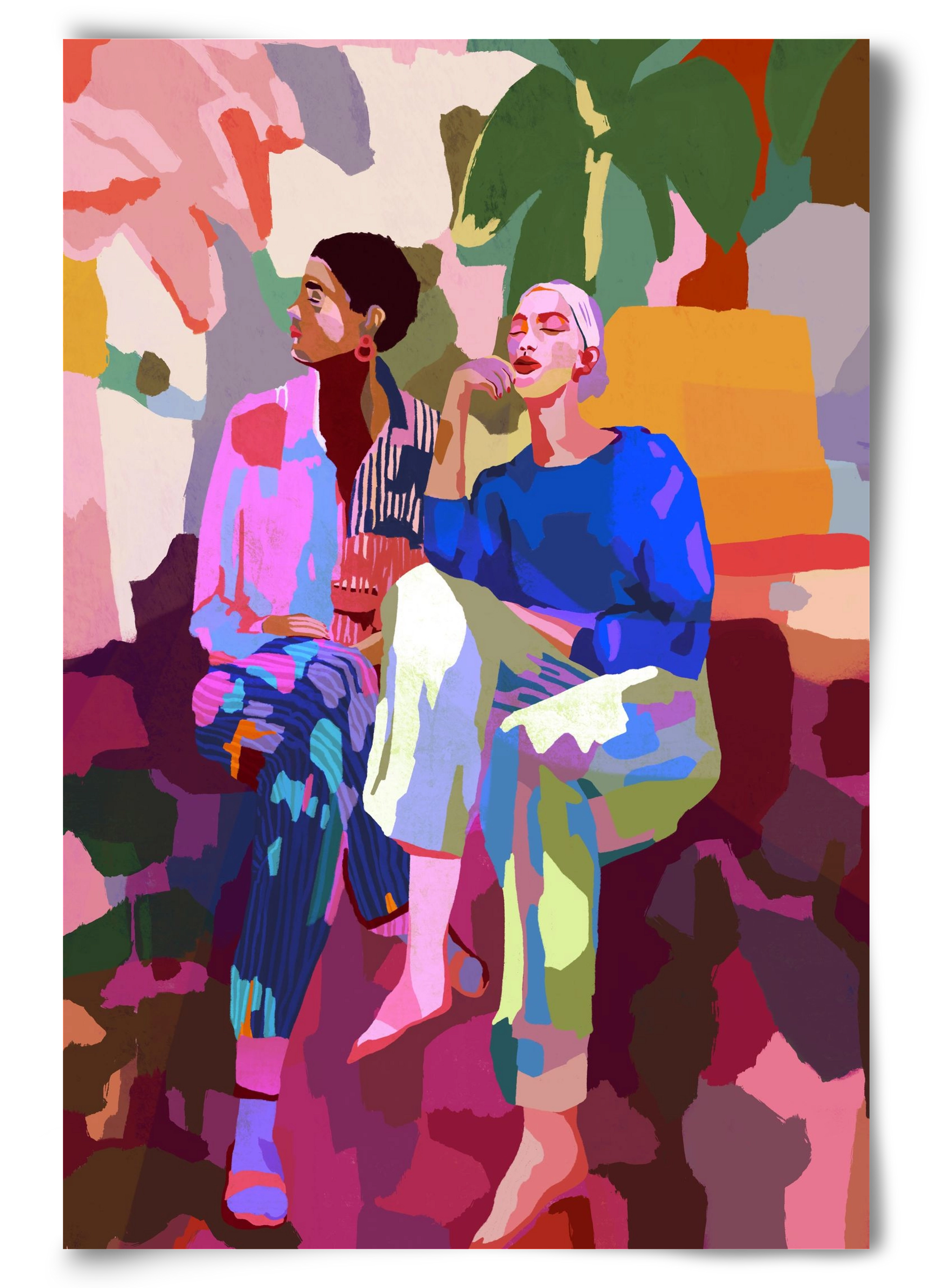 Just chillin’, 60x90 cm, Keret nélkül