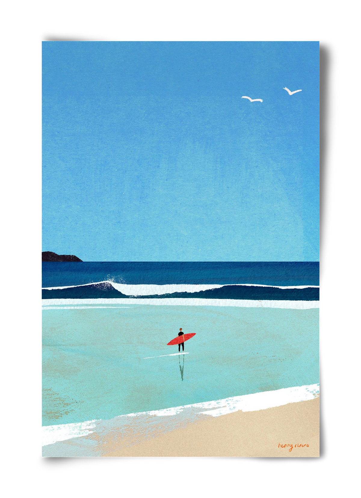 Morning surf, 40x60 cm, Keret nélkül
