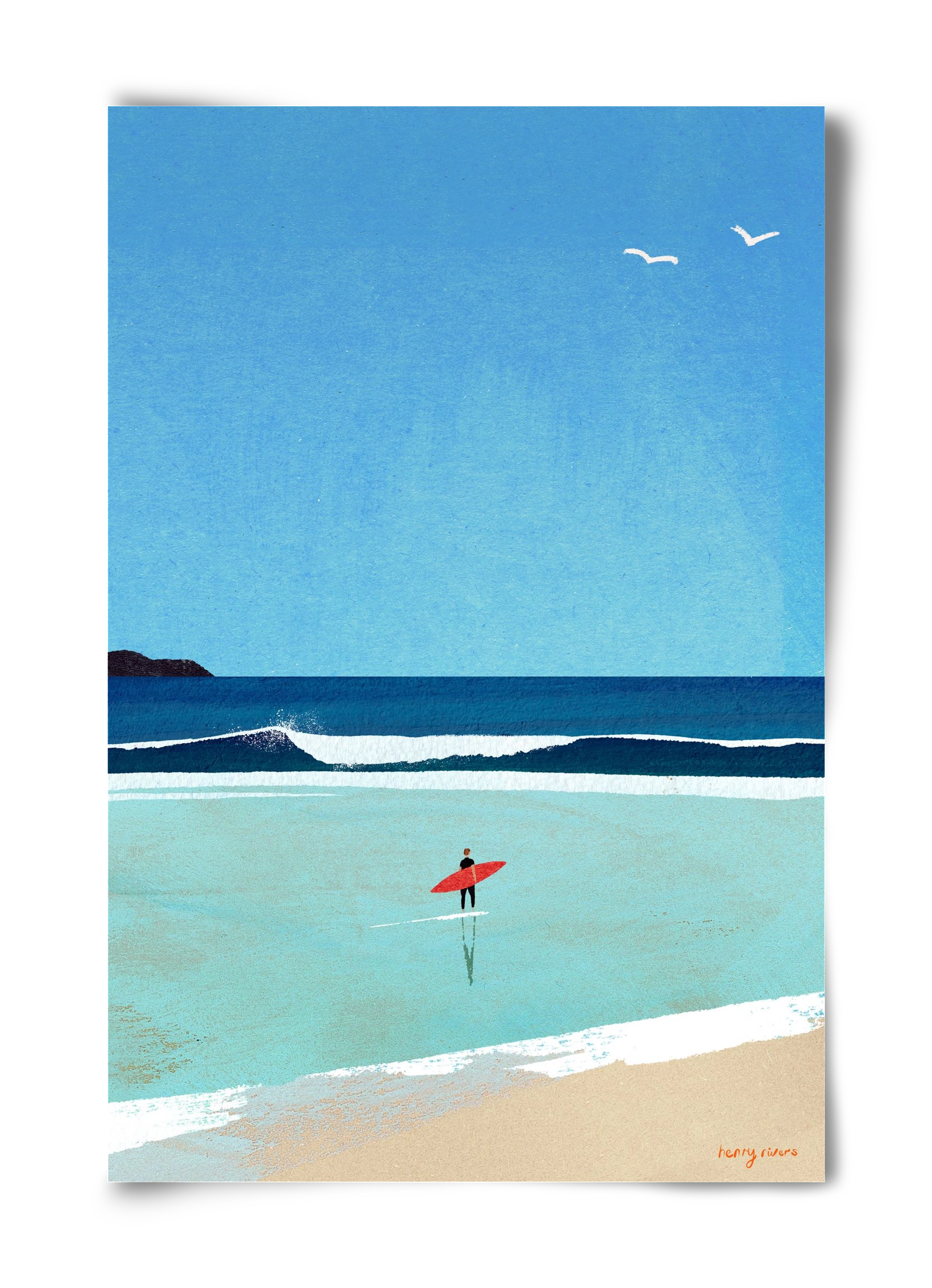 Morning surf, 40x60 cm, Keret nélkül