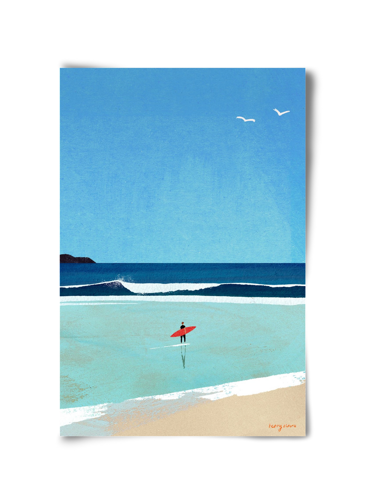 Morning surf, 30x45 cm, Keret nélkül