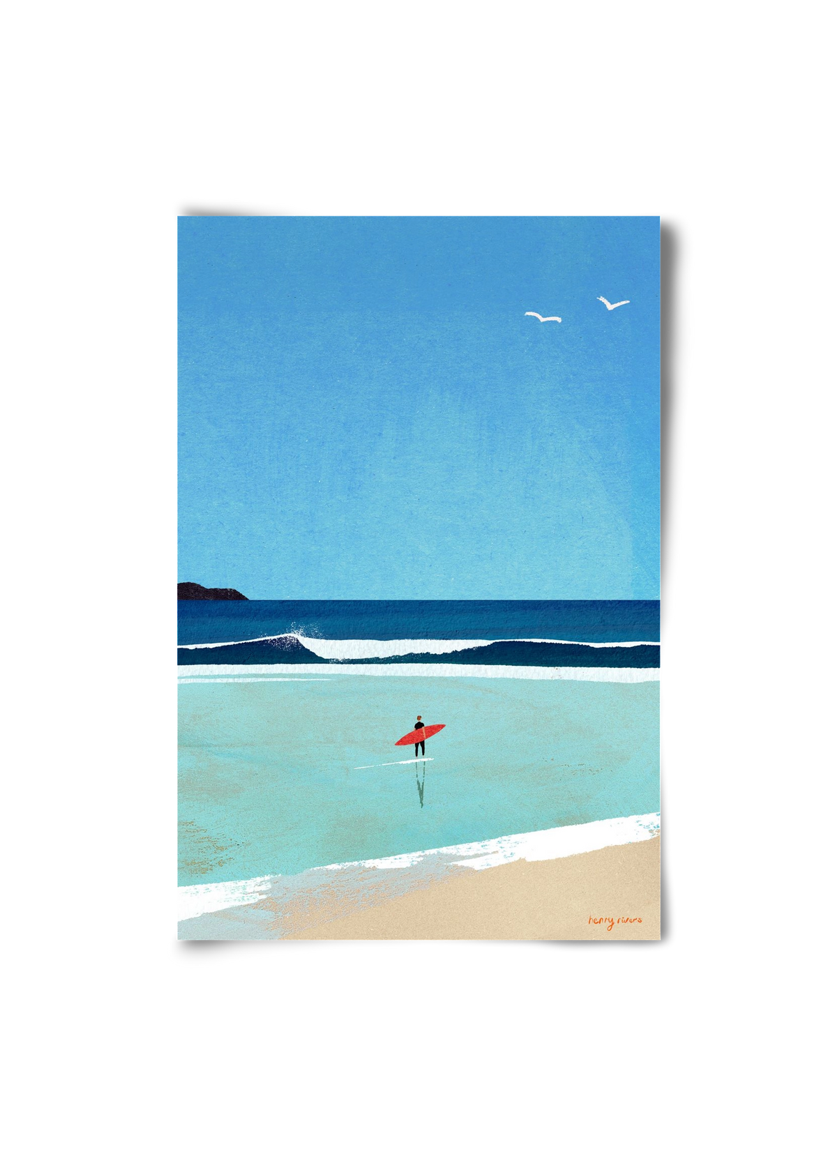 Morning surf, 20x30 cm, Keret nélkül