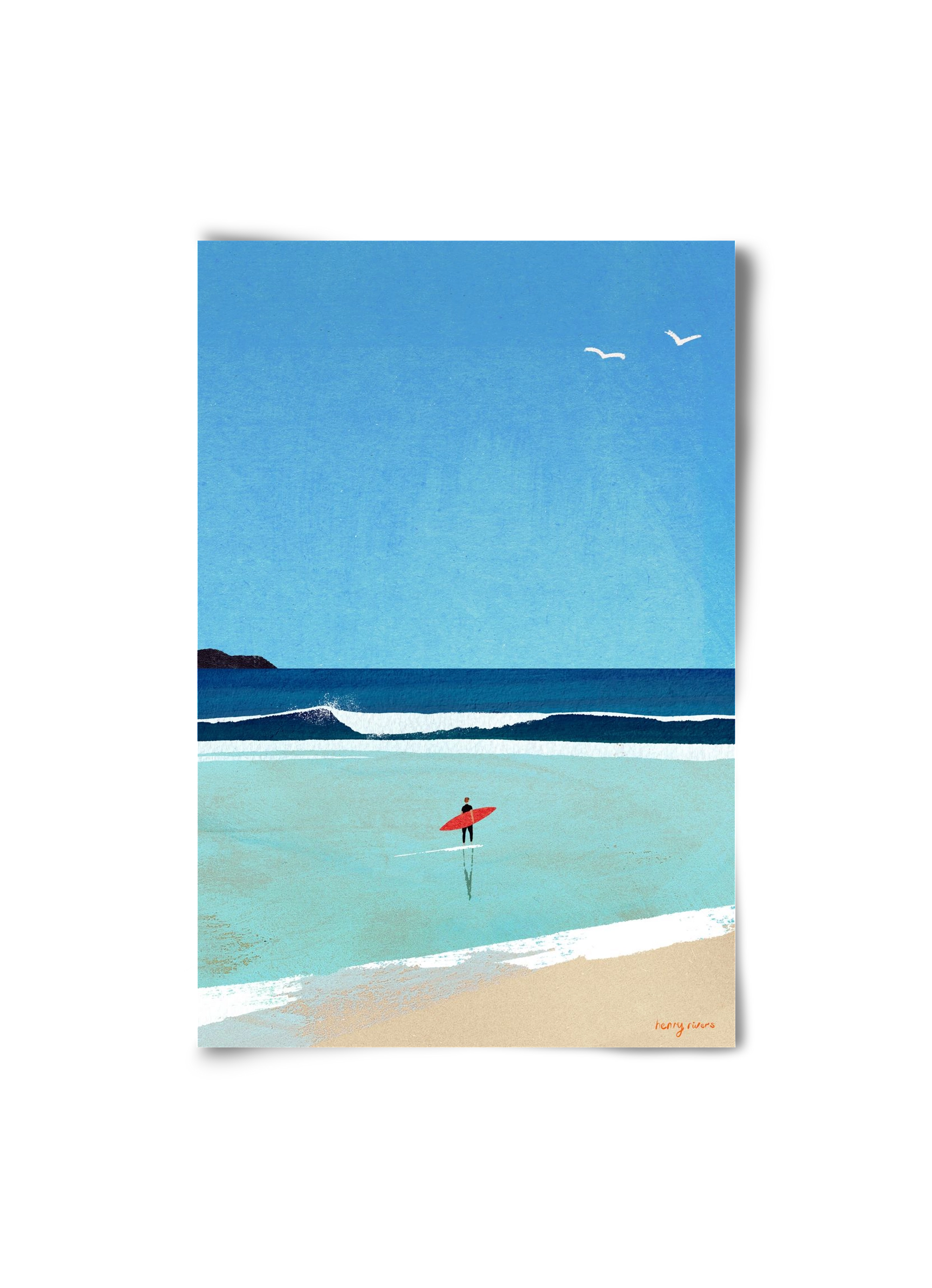 Morning surf, 20x30 cm, Keret nélkül