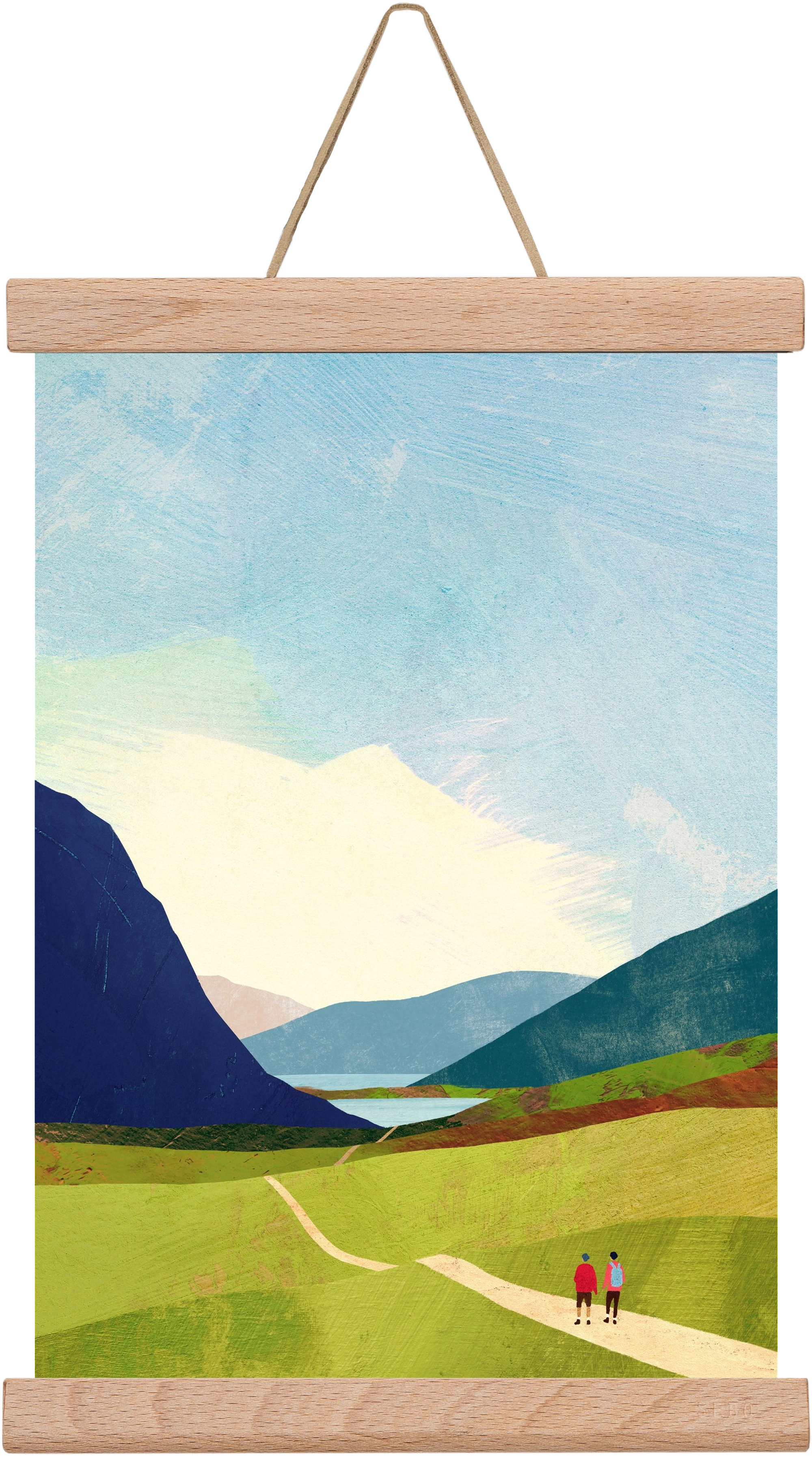 Hiking, 20x30 cm (20x30 cm), Tölgy akasztó