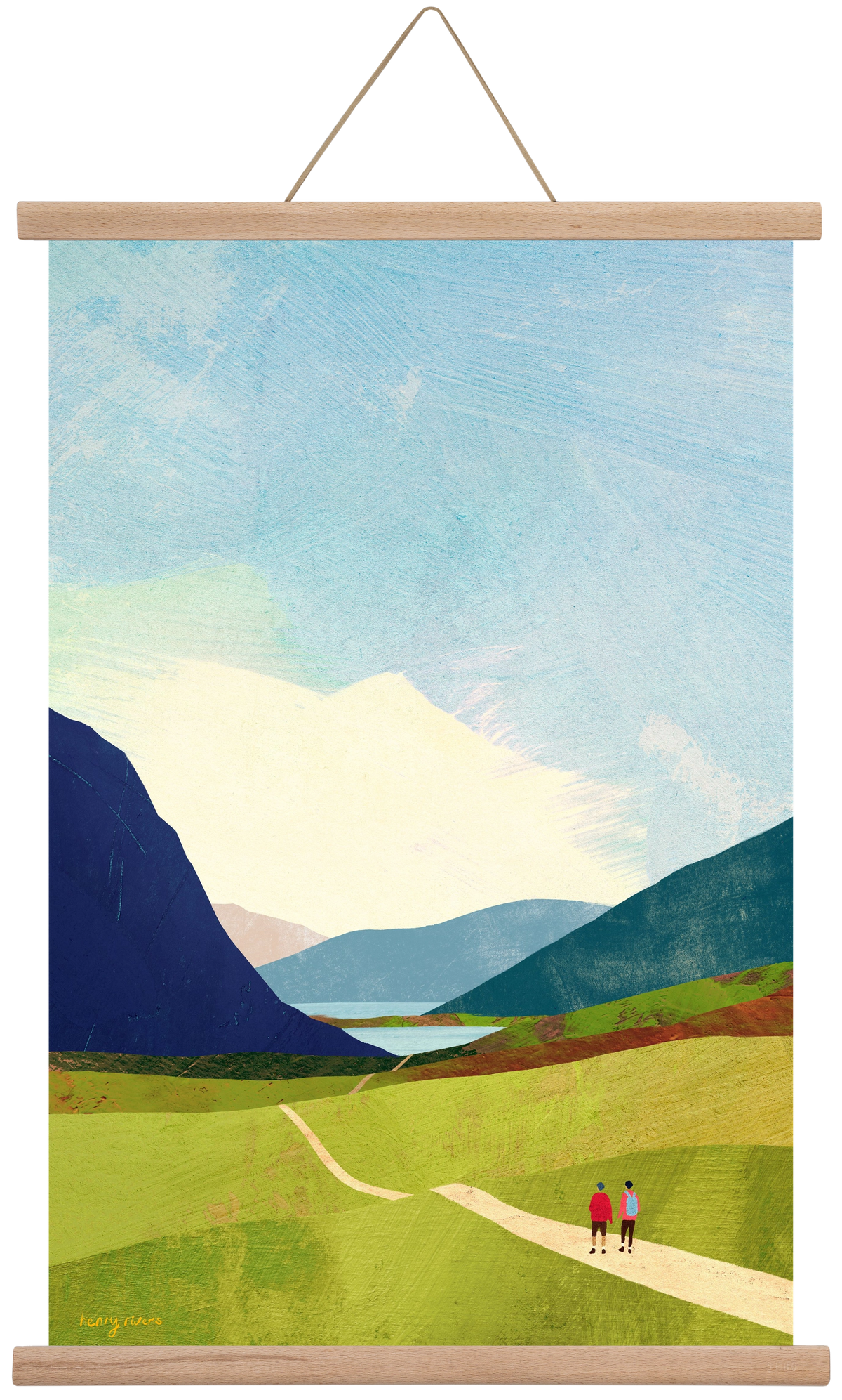 Hiking, 40x60 cm (40x60 cm), Tölgy akasztó