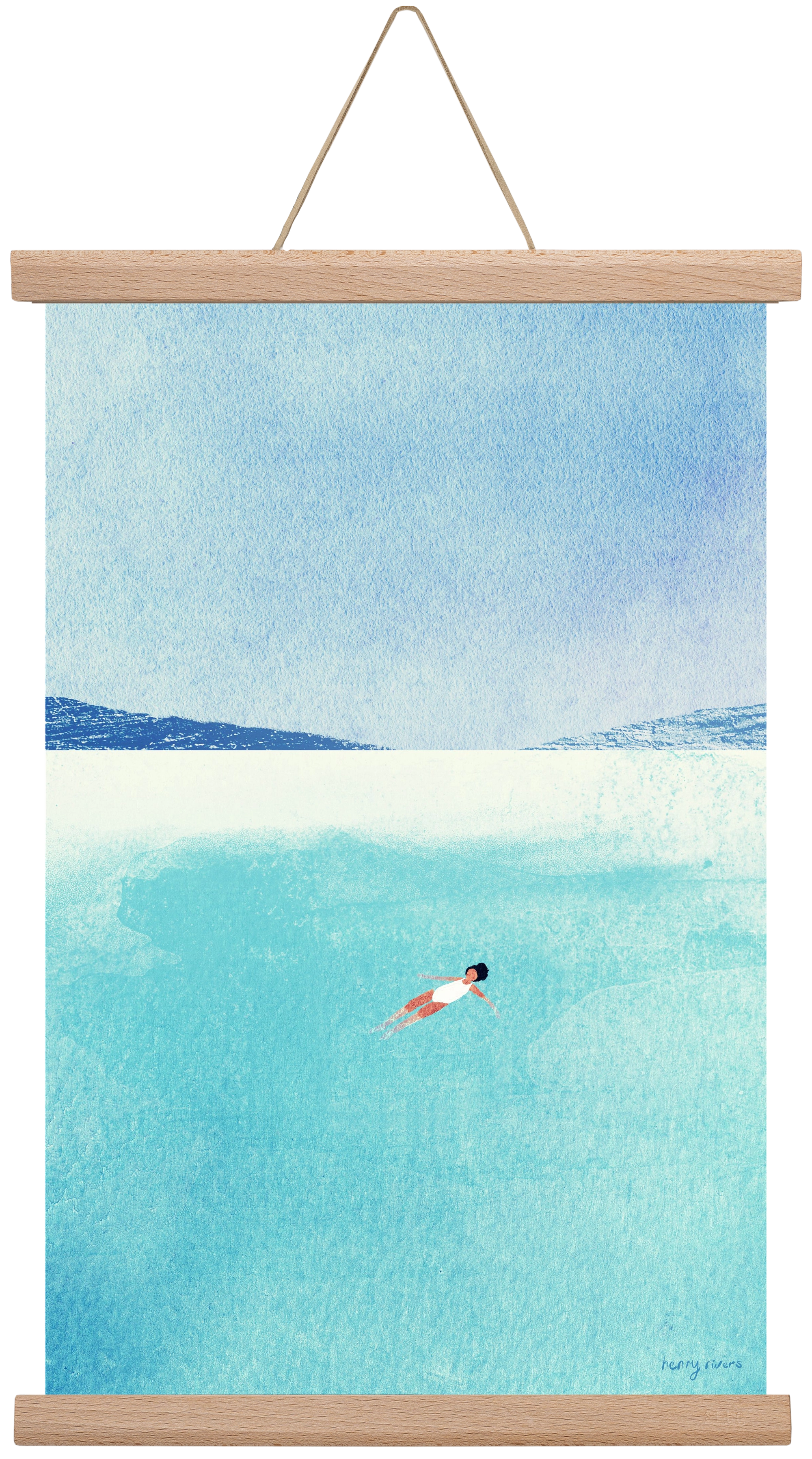 Floating, 30x45 cm (30x45 cm), Tölgy akasztó