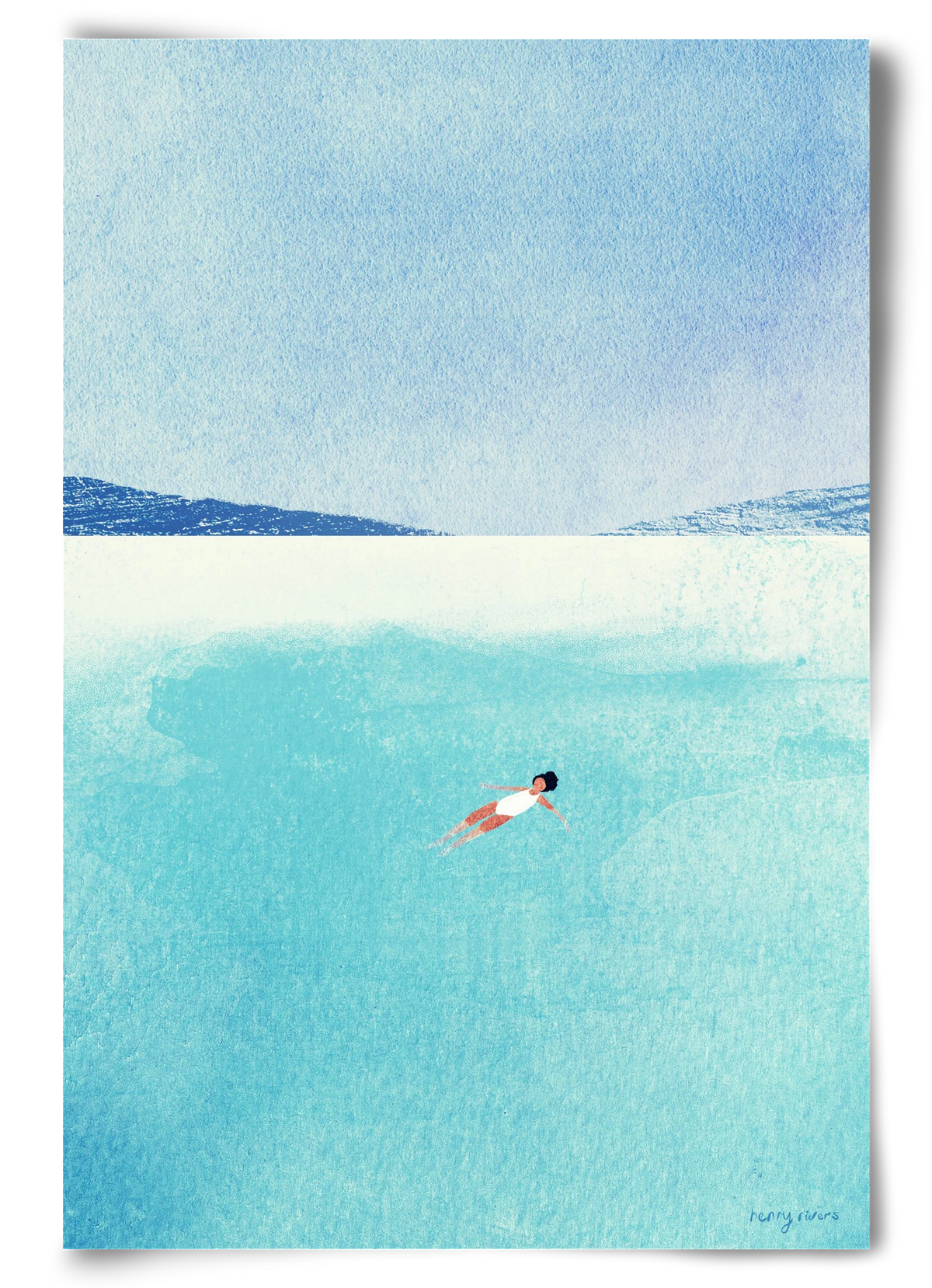 Floating, 60x90 cm, Keret nélkül