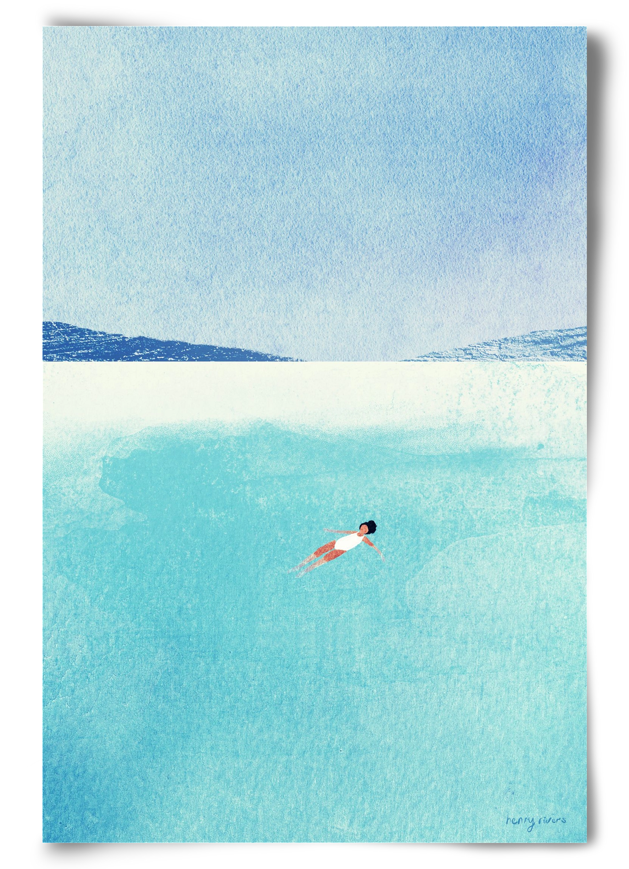 Floating, 60x90 cm, Keret nélkül