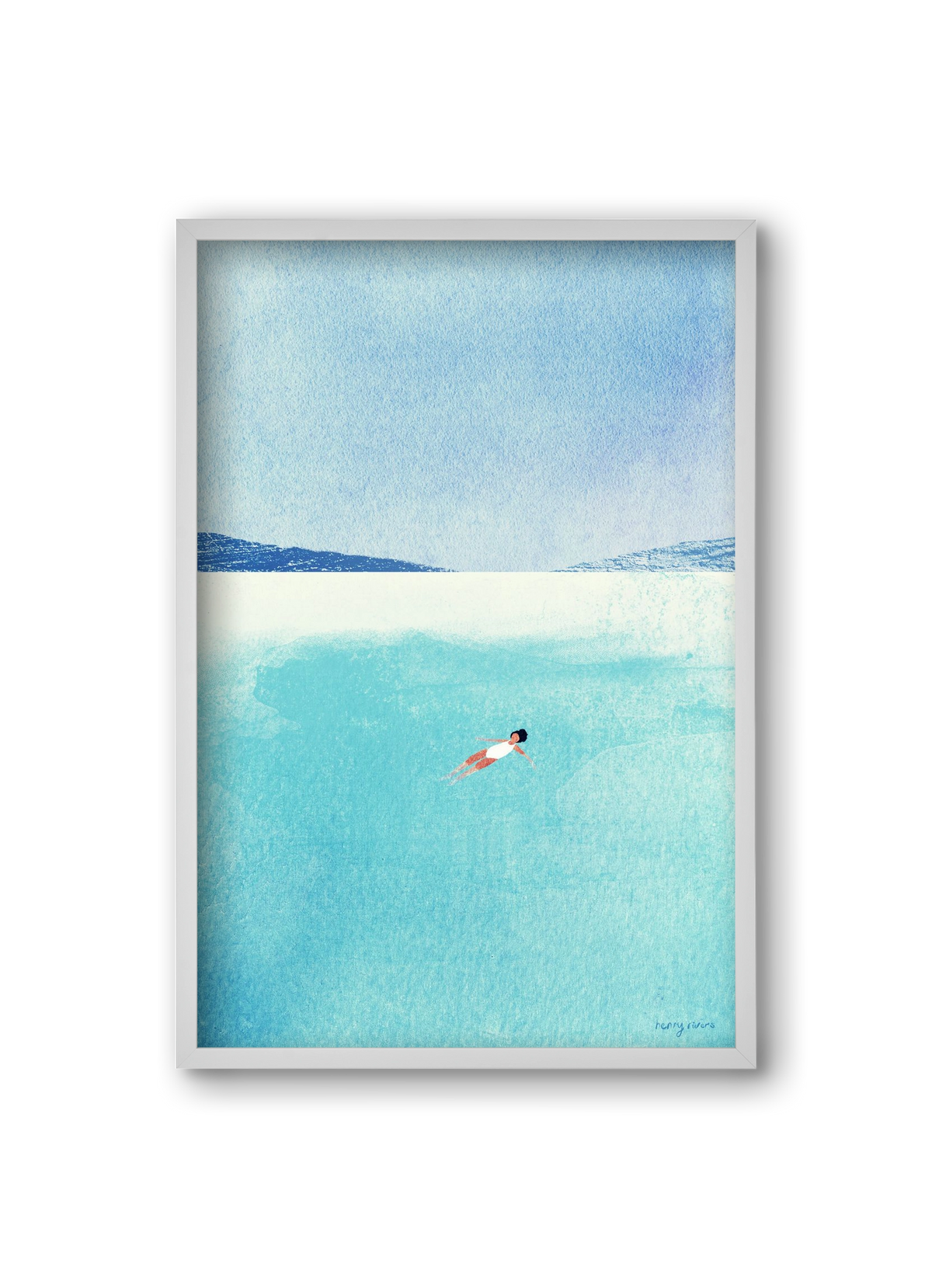 Floating, 20x30 cm (20x30 cm), Fehér keret