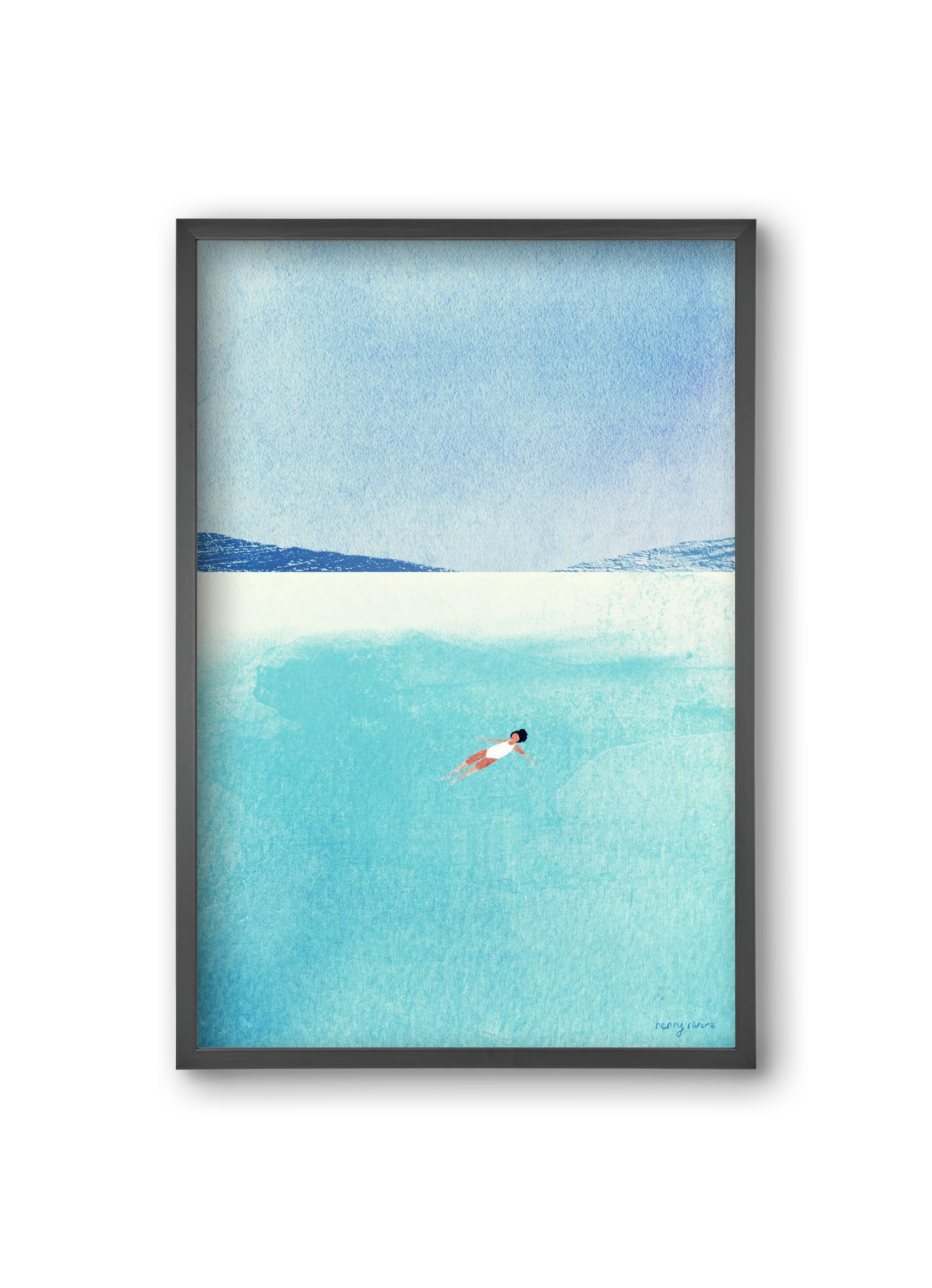 Floating, 20x30 cm (20x30 cm), Fekete keret