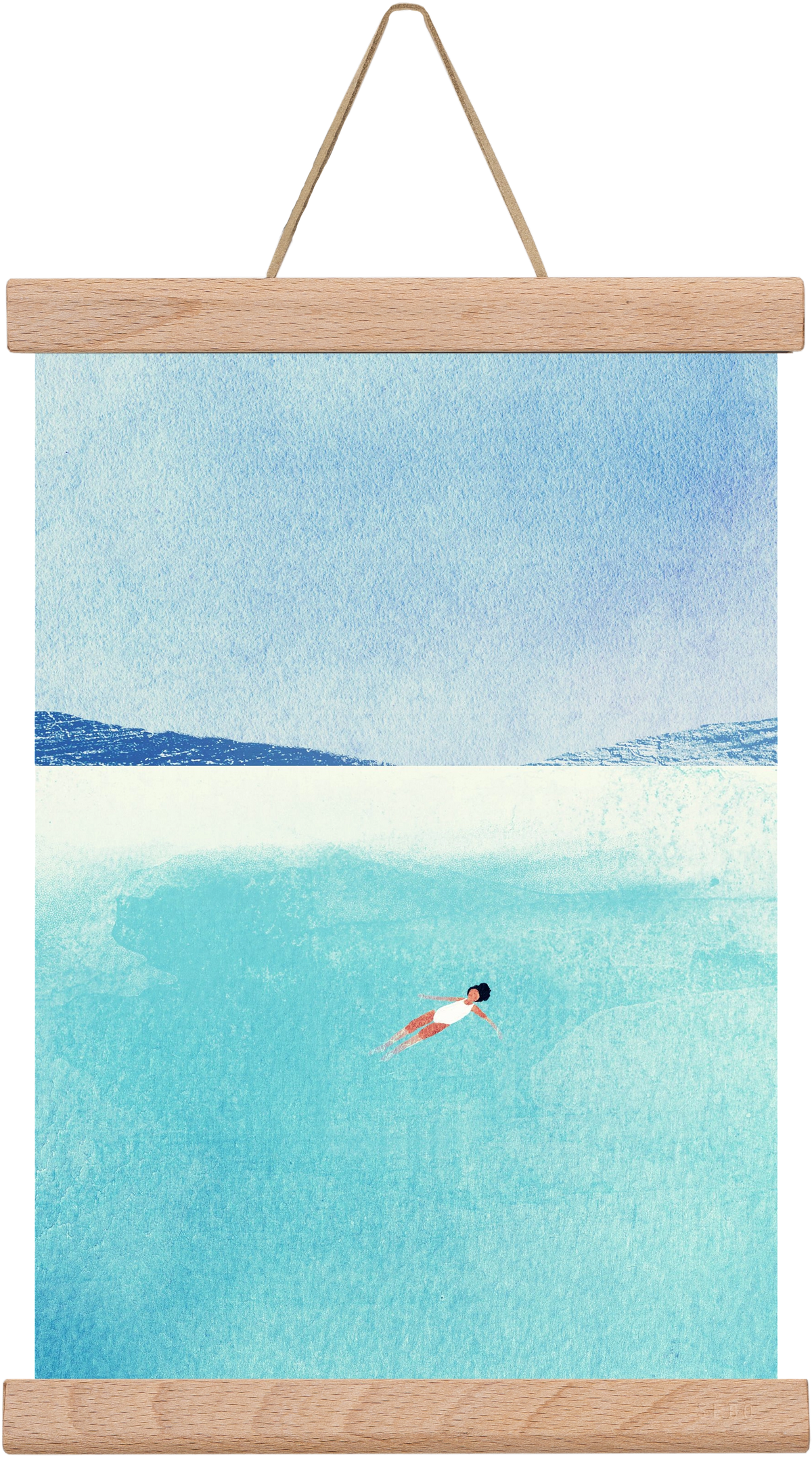 Floating, 20x30 cm (20x30 cm), Tölgy akasztó