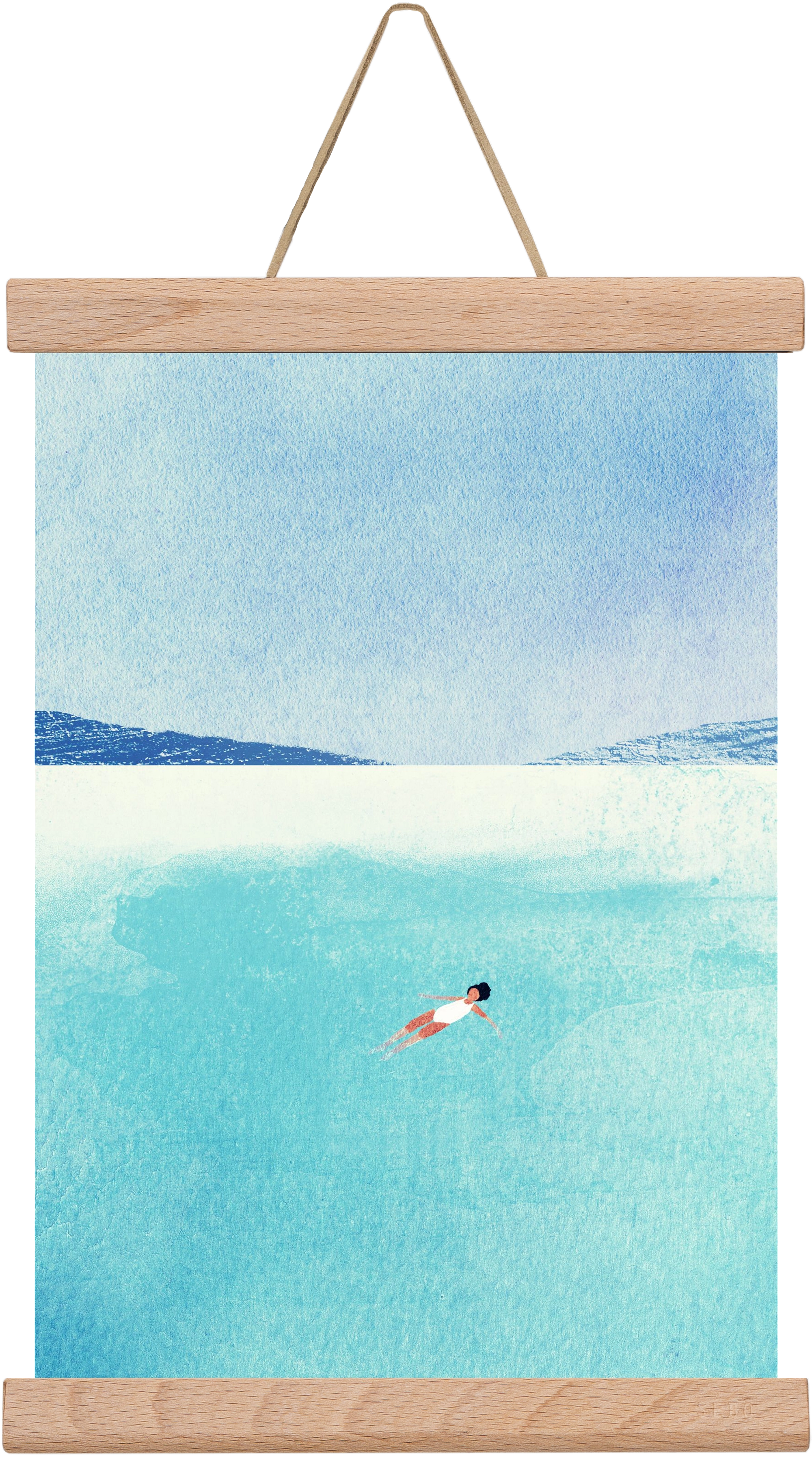 Floating, 20x30 cm (20x30 cm), Tölgy akasztó