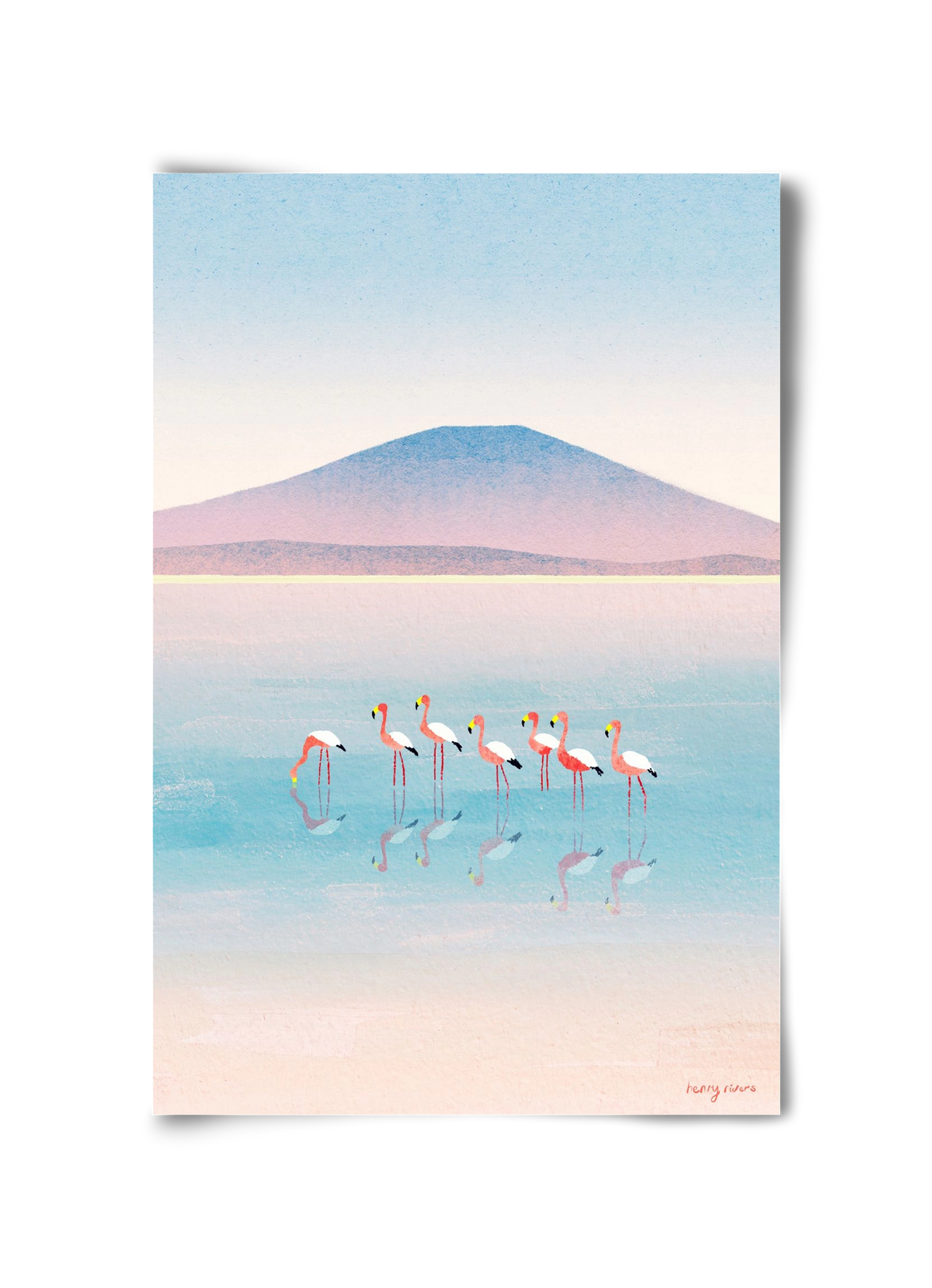 Flamingos, 30x45 cm, Keret nélkül