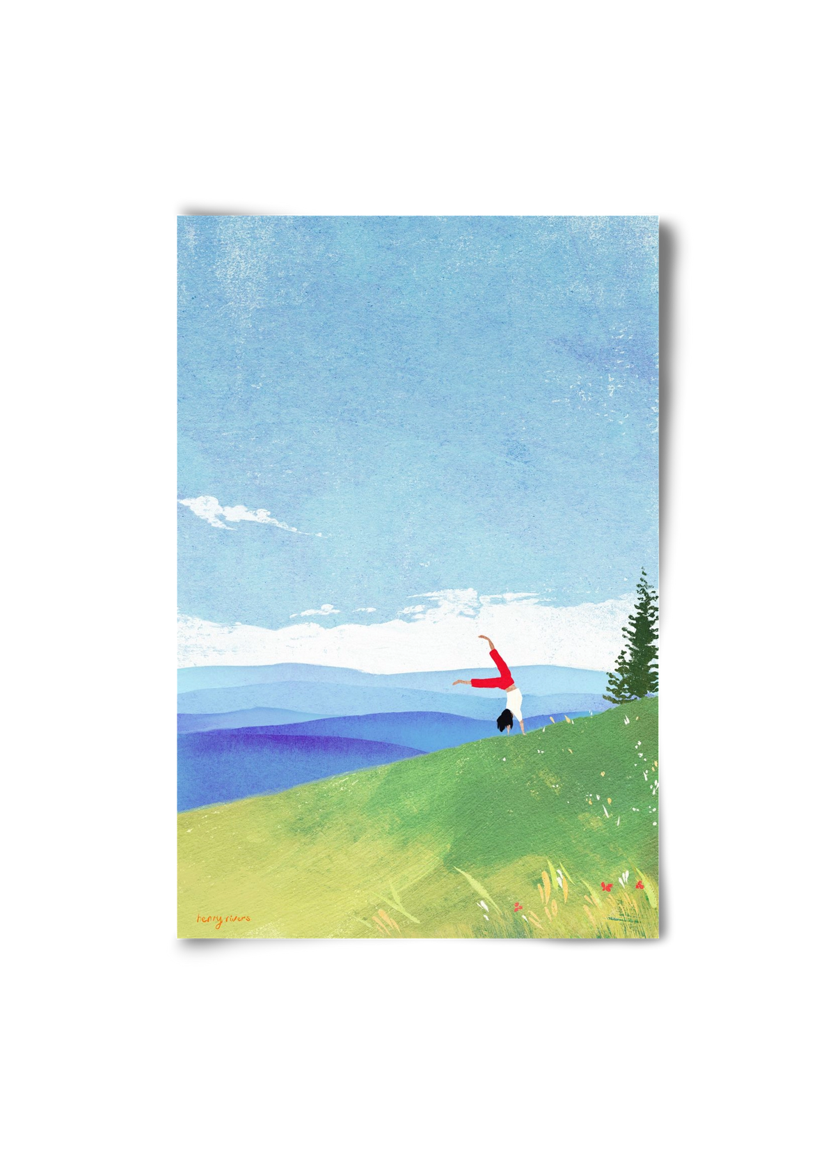 Cartwheel, 20x30 cm, Keret nélkül