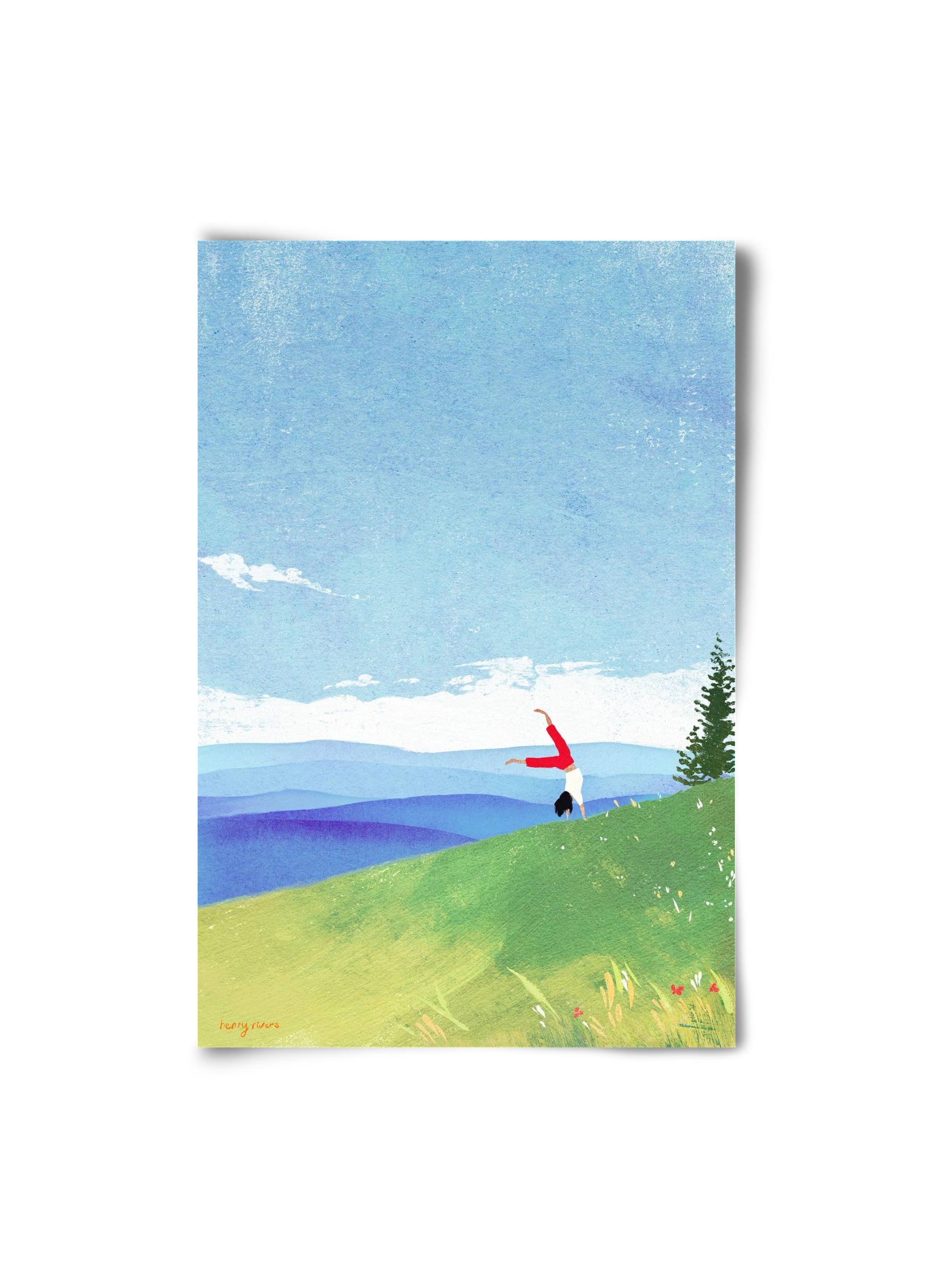 Cartwheel, 20x30 cm, Keret nélkül