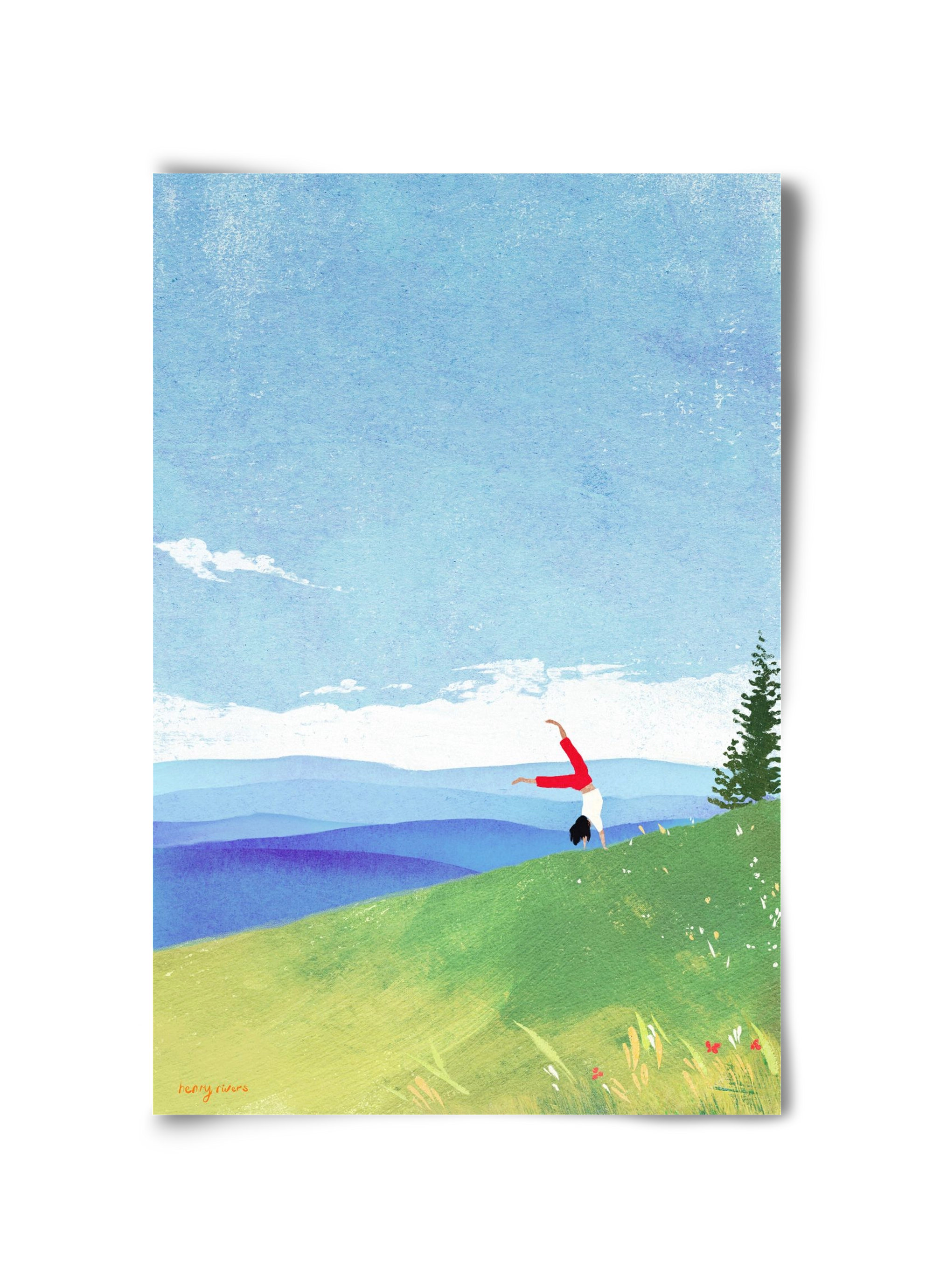 Cartwheel, 30x45 cm, Keret nélkül