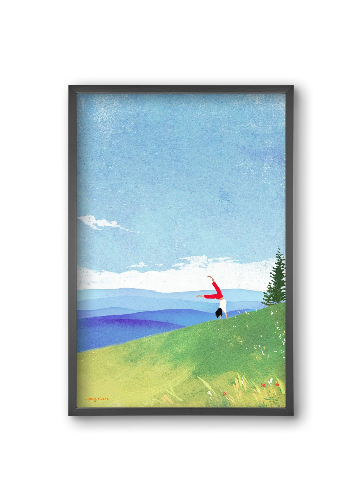 Cartwheel, 20x30 cm (20x30 cm), Fekete keret