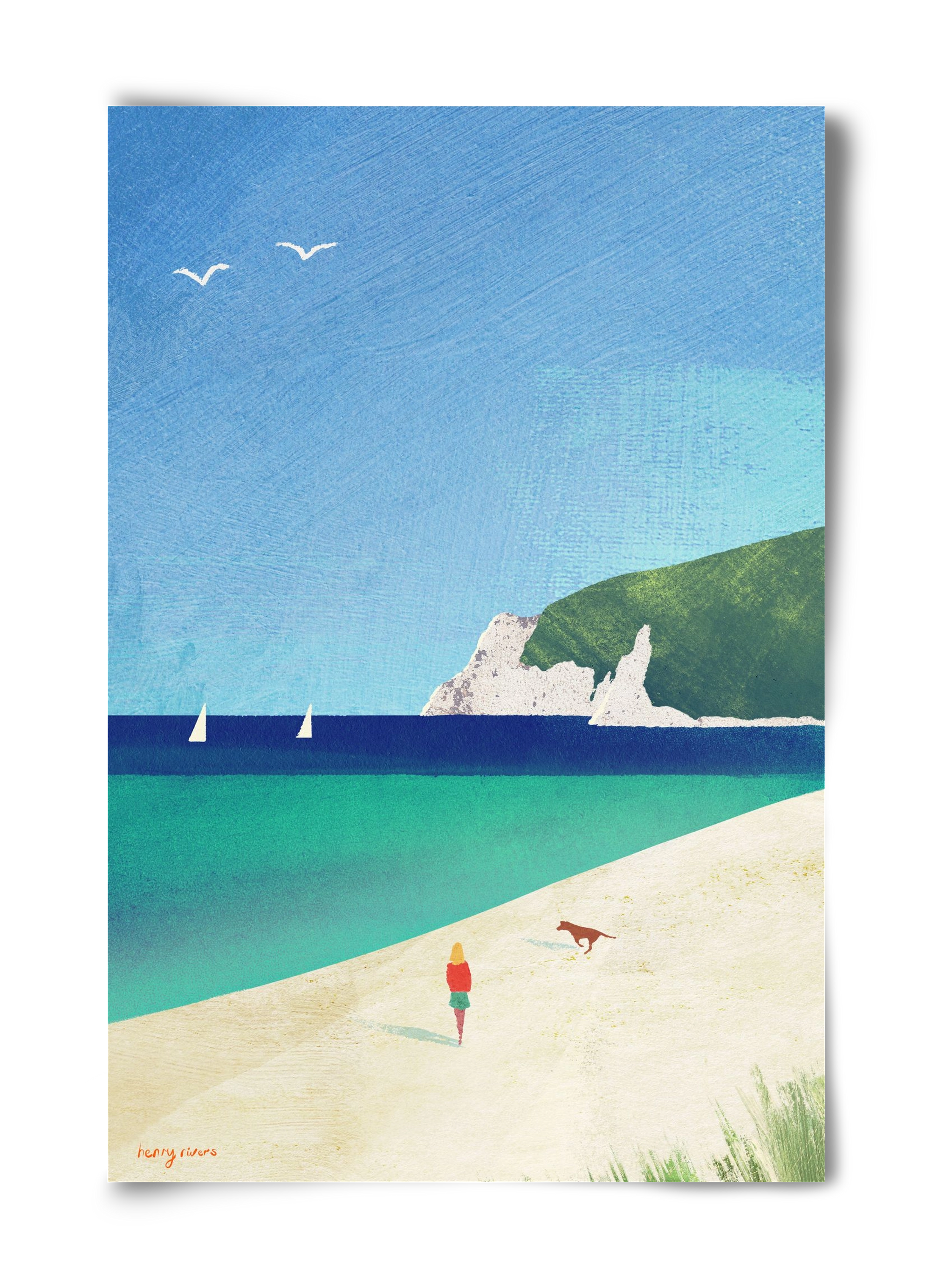 Beach girl IV, 40x60 cm, Keret nélkül